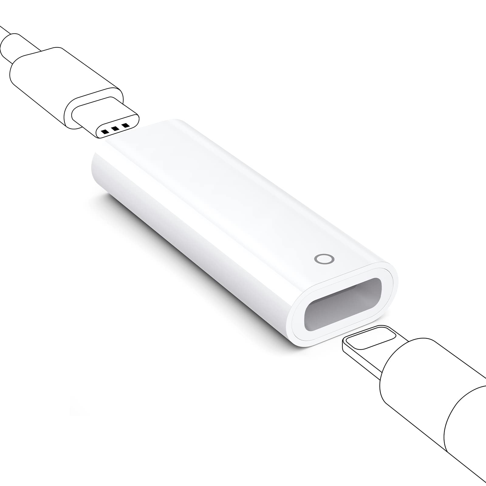 Ladeadapter für Apple Pencil 1st Gen,Bluetooth USB-C auf ipencil-adapter für a-pple Pencil 1st Gen iPad 10th,ladeadapter USB-C Buchse auf Lightning Buchse adapter für apple pencil 1 und iPad(A16)10th Angebot bei HelloDeals