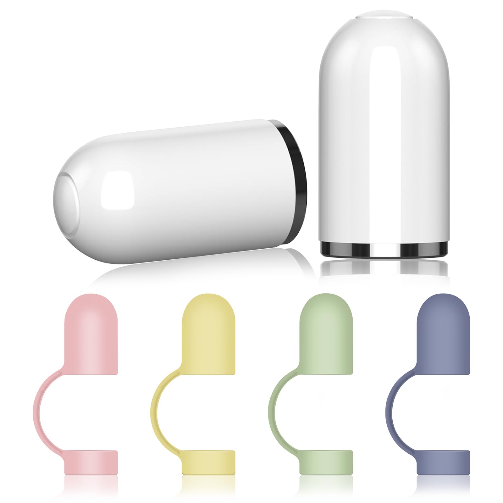 2 Stück Apple Pencil Kappe Apple Pencil 1 Generation Kappe Magnetische Ersatzkappe und Silikon Cap Anti-Lost Ersatzkappe Zubehör für Apple Pencil 1 Gen Schützen Sie Ladeport Weiß Angebot bei HelloDeals