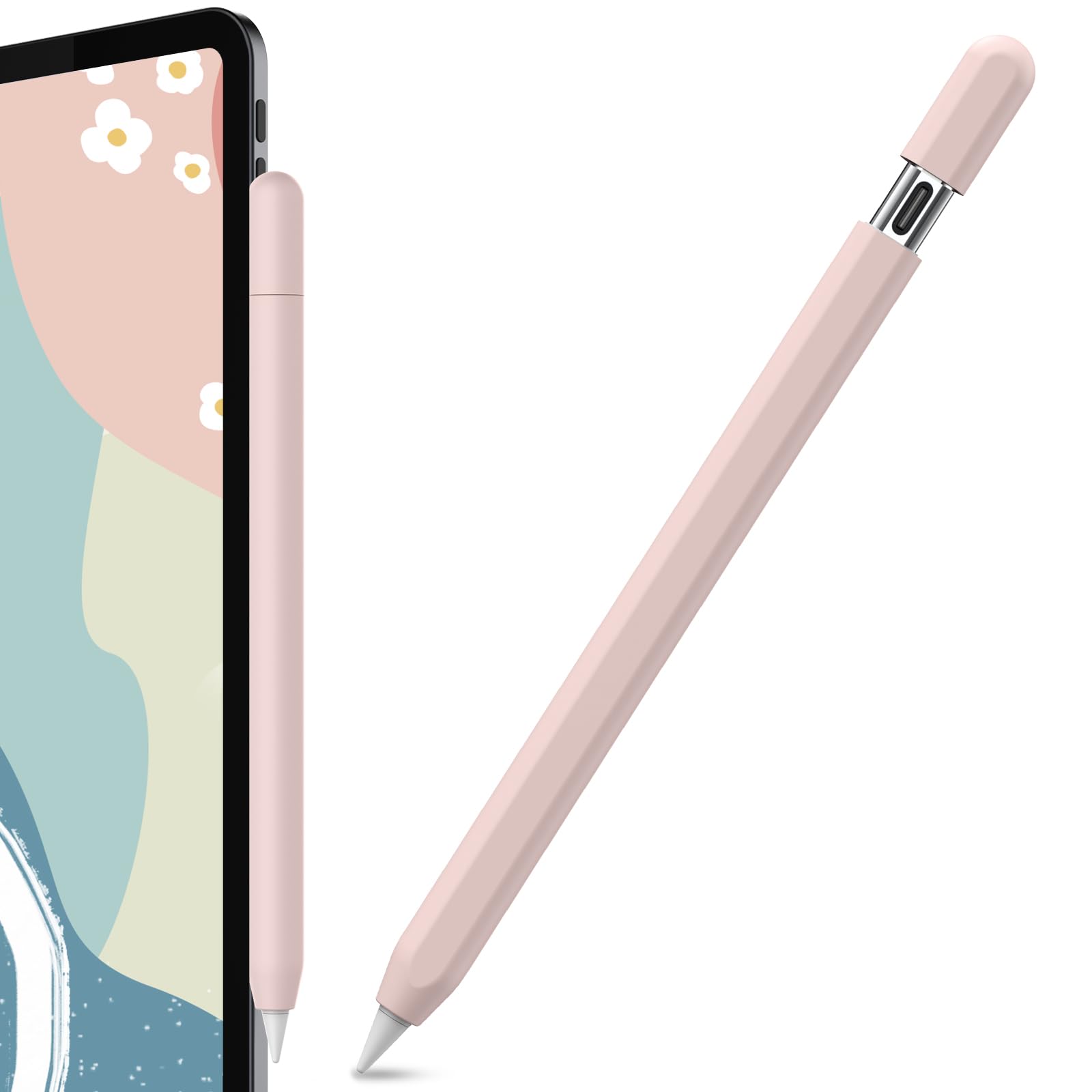 AHASTYLE Silikon Hülle für Apple Pencil USB-C Apple Pencil Hülle Ultra Dünn Apple Pencil USB-C Case Abdeckung Kompatibel mit Apple Pencil USB-C (Rosa) 1 Pack Rosa Angebot bei HelloDeals