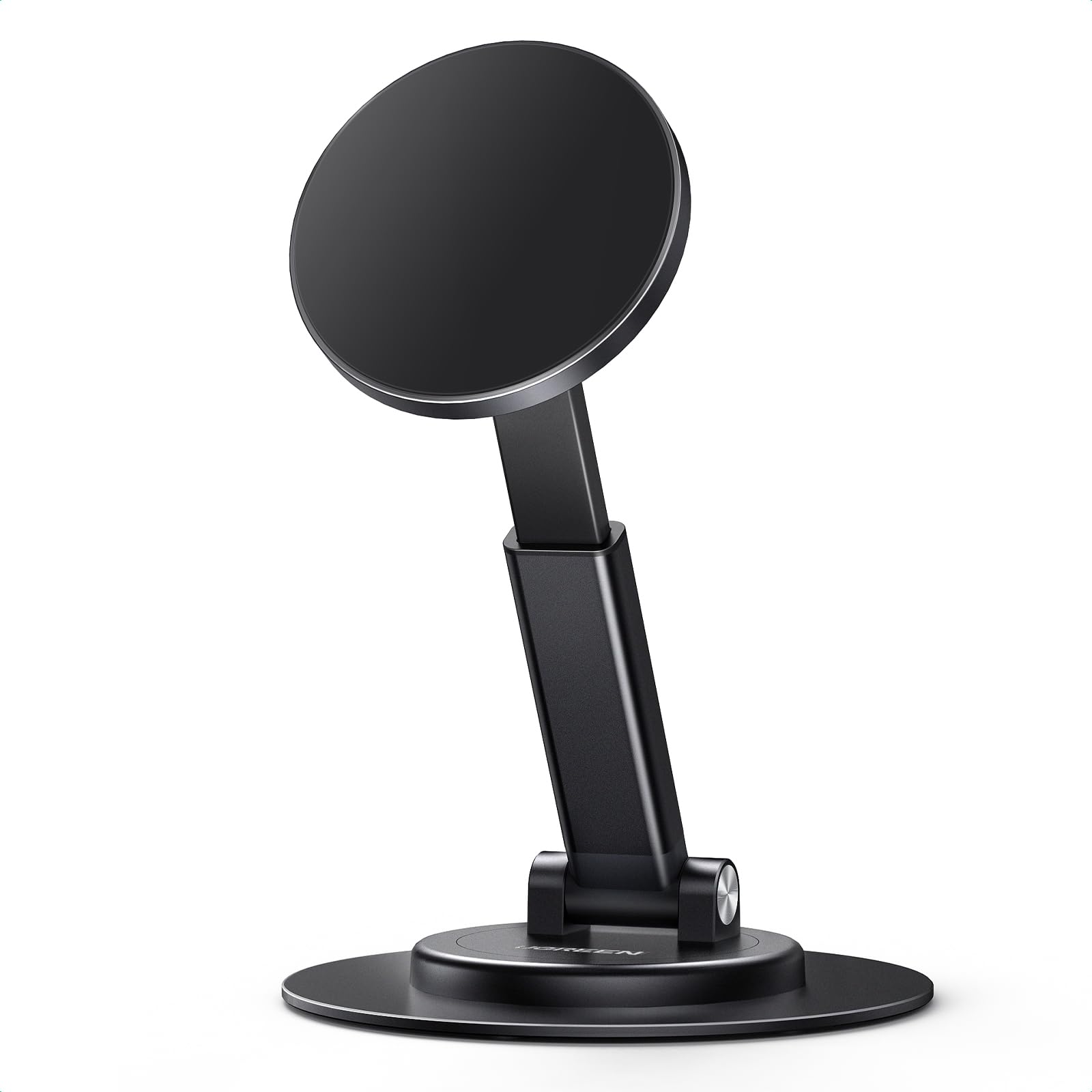UGREEN Magsafe Handy Ständer 360°Verstellbar, Magnetischer Handyhalterung Tisch mit Metallringe, Handyhalter Kompatibel mit iPhone 17 16 15 14 13 12 Pro Max und Magsafe Hülle, Galaxy S24 Ultra S23 Schwarz Angebot bei HelloDeals