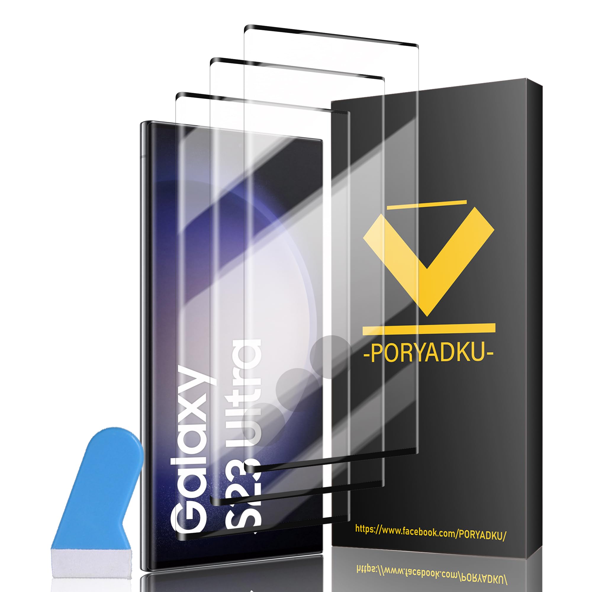 3 Stück Für Samsung Galaxy S23 Ultra Panzer Schutz Glas Folie, Fingerabdruck kompatibel, 9H Härte, HD Clear Displayschutz Schutzfolie Glas für Galaxy S23 Ultra 5G Für Samsung S23 Ultra 5G 6.8-Zoll Transparent Angebot bei HelloDeals