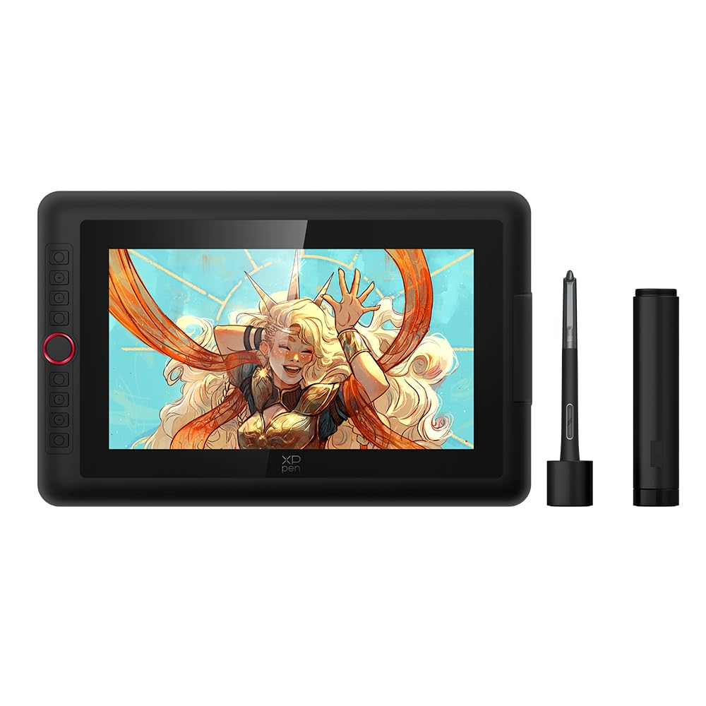 XPPen Artist 13.3 Pro V2 Grafiktablett mit Display 13,3 Zoll, X3 Pro Smart Chip 16K Druckstufen, Digital Zeichentablett mit 8 Tasten und 1 Drehknopf, 99% sRGB Angebot bei HelloDeals