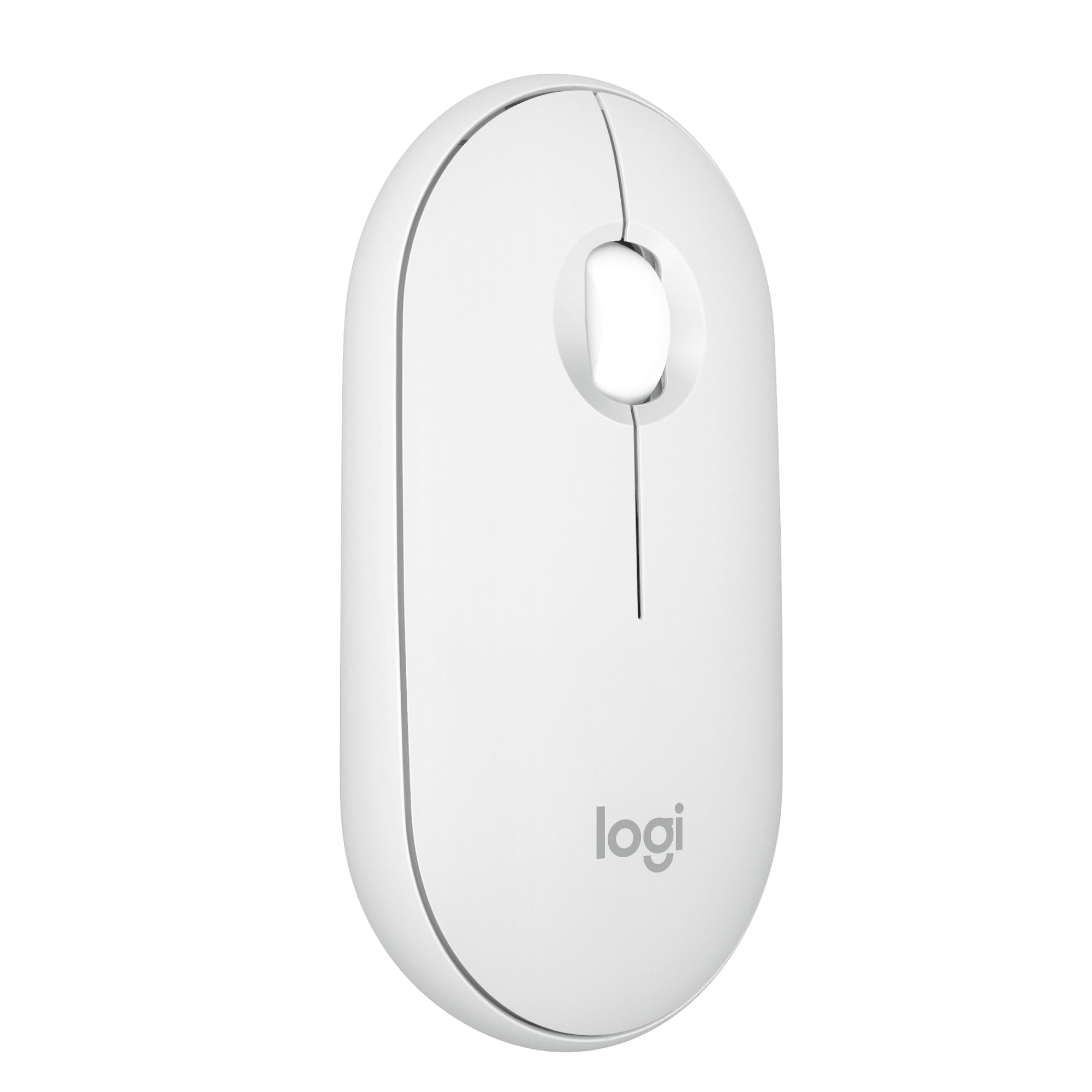Logitech Pebble Mouse 2 M350s schlanke kabellose Bluetooth-Maus, mobil, leicht, anpassbare Taste, leise Klicks, Easy-Switch für Windows, macOS, iPadOS, Android, ChromeOS –Weiß Angebot bei HelloDeals