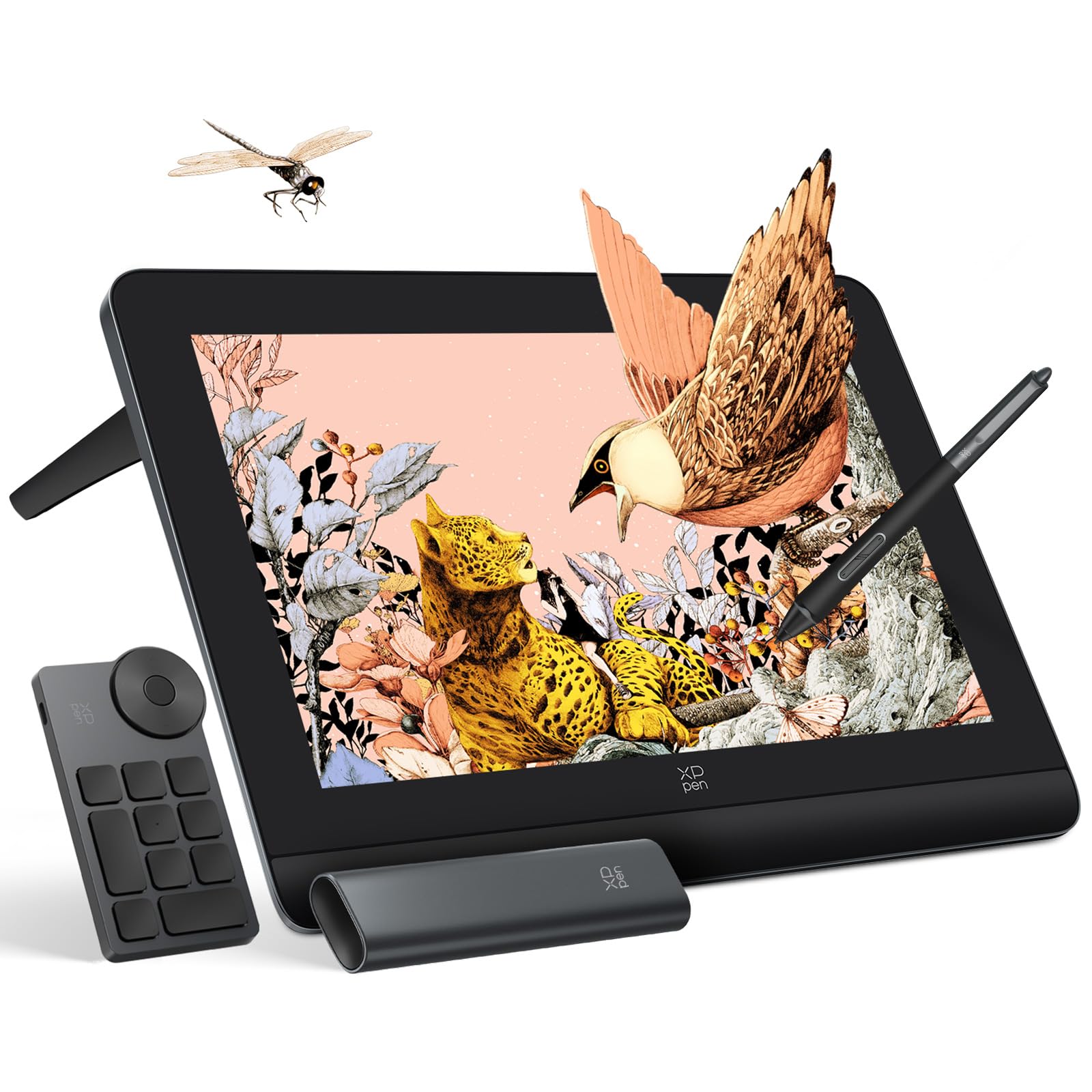 XPPen Artist Pro 16 Gen2 2,5K 16-Zoll QHD Zeichentablett mit entspiegeltem Bildschirm, 16384 Druckstufen, batterielosem X3 Pro Stift, 159% sRGB, neigbar Grafiktablett mit Mini-Tastenfeld Angebot bei HelloDeals