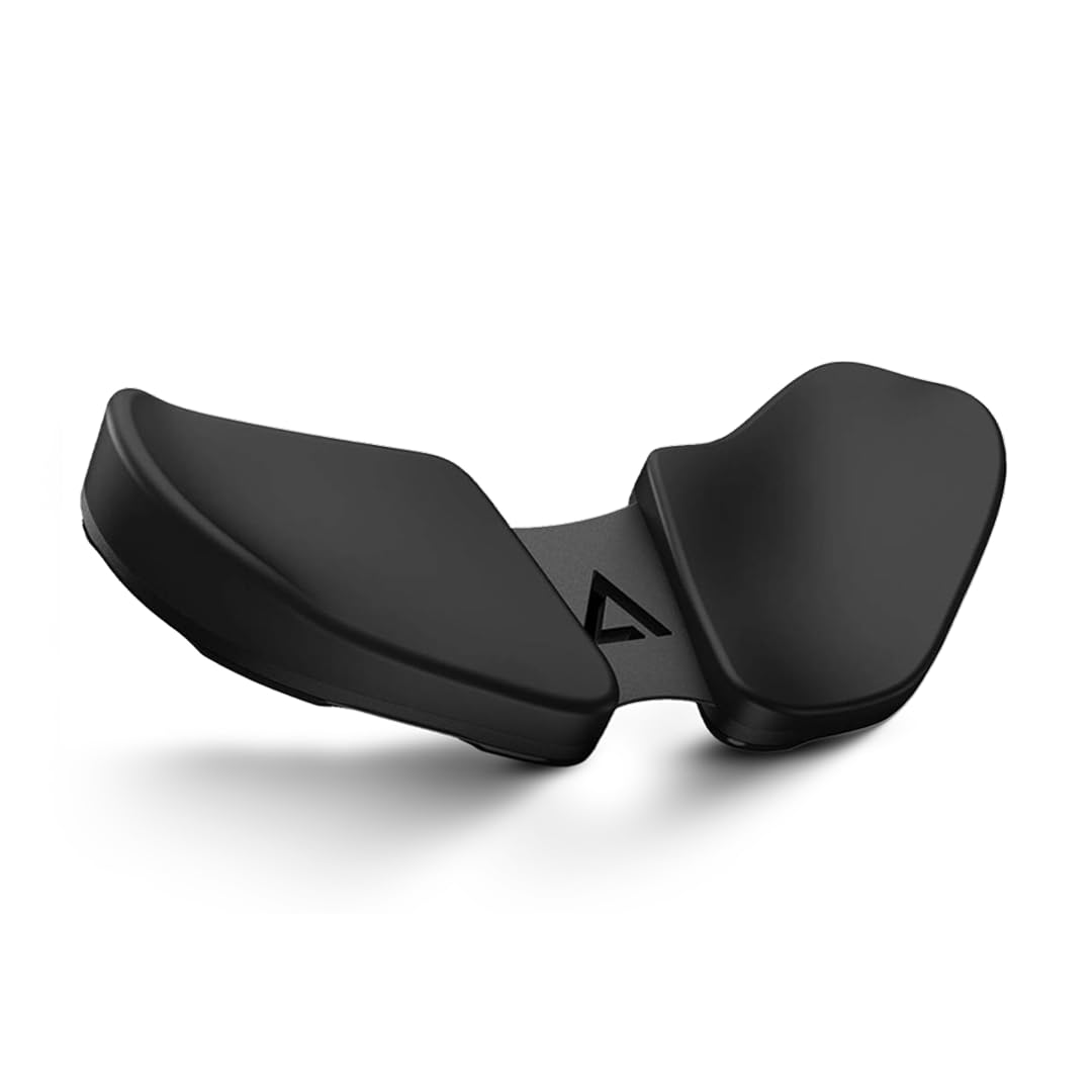 DELTAHUB Carpio 2.0 - ergonomische Handgelenkauflage für Rechtshänder, Handgelenkstütze bei Benutzung der PC-Maus, Reduziert Überstreckung Ermüdung & Handgelenkschmerz leichtes Gleiten - Large/Schwarz Rechts - Schwarz L Angebot bei HelloDeals