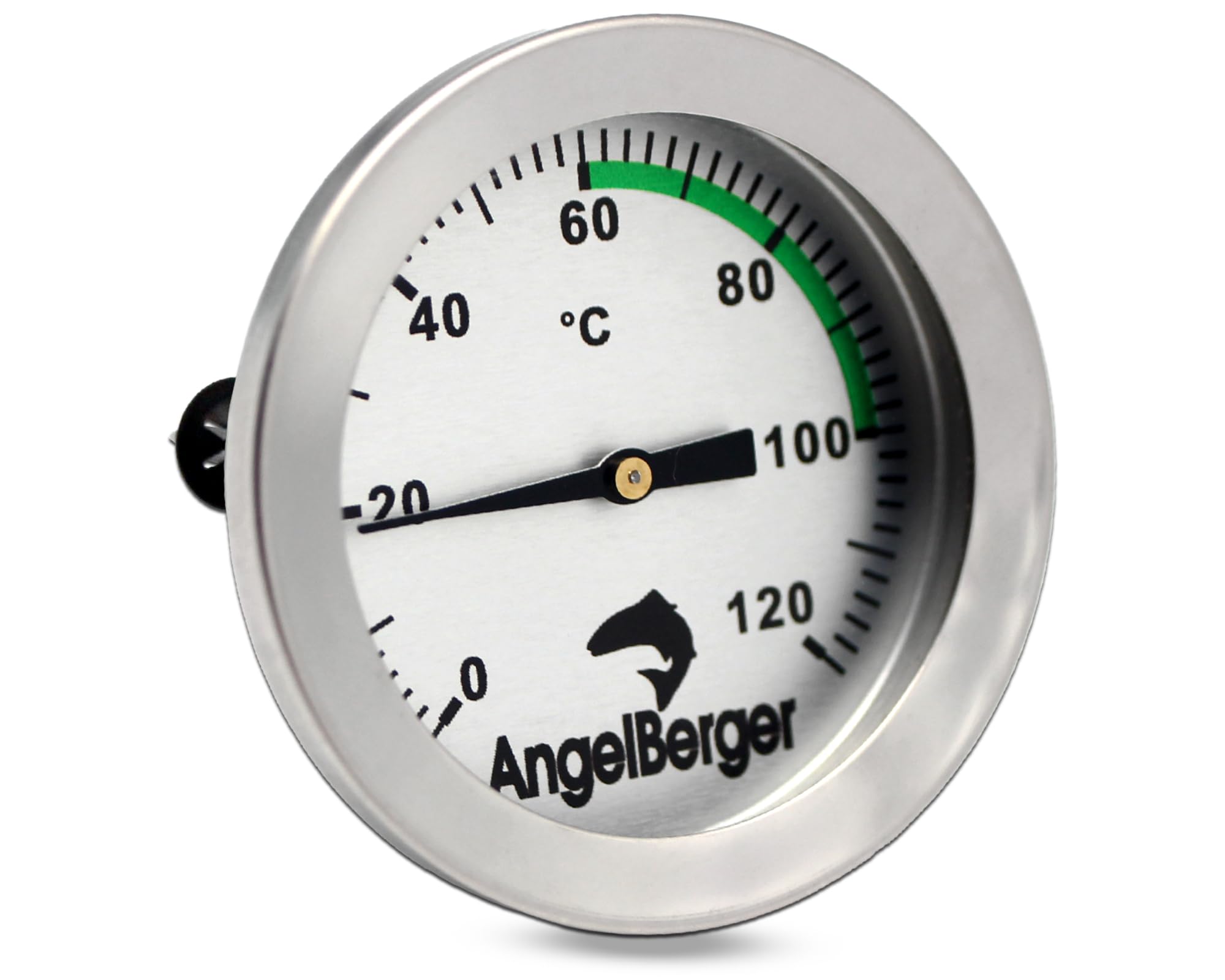 Angel-Berger Räucherthermometer für Räucherofen Smoker mit Messbereich von 0-120°C Grill Angebot bei HelloDeals