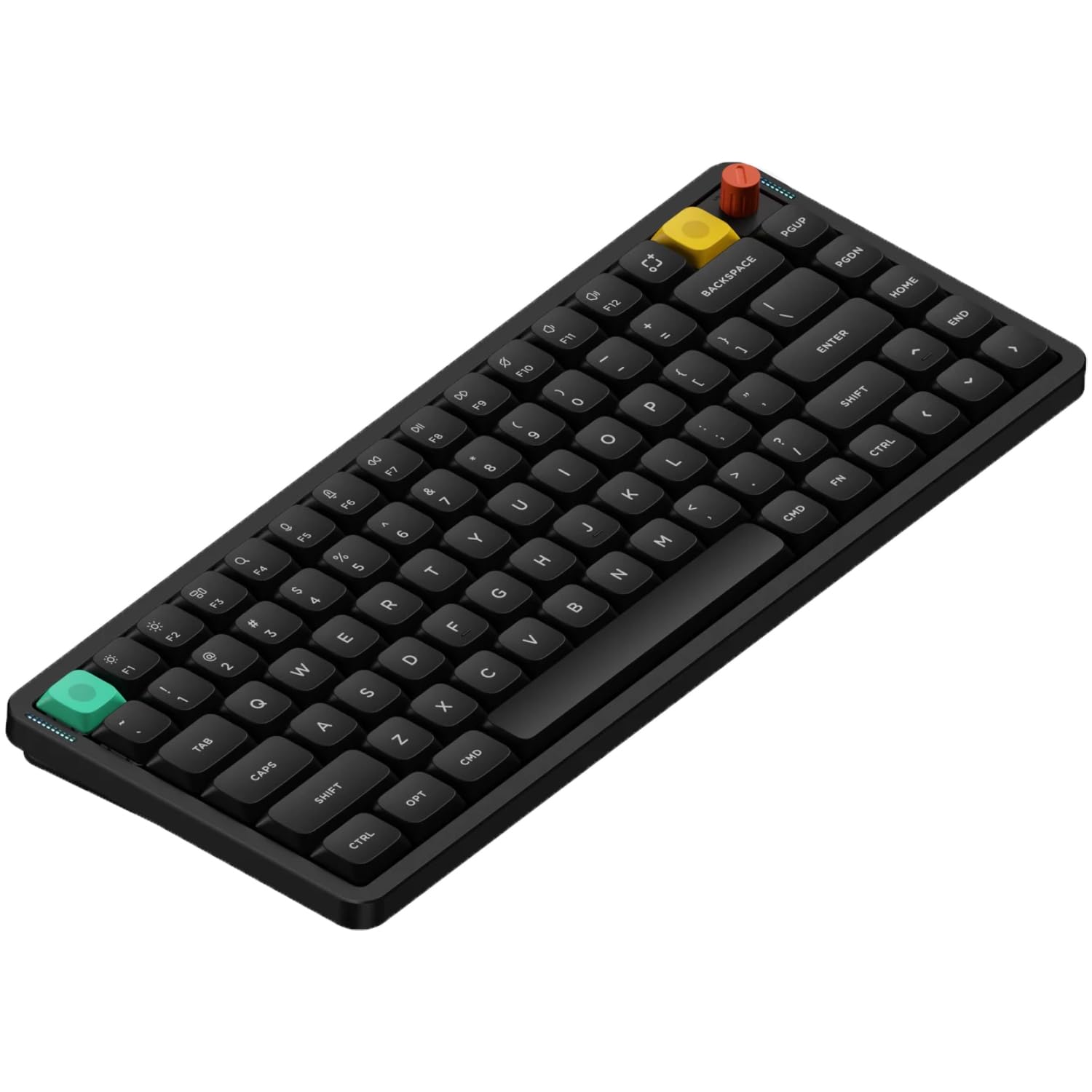 nuphy Air75 V3 Hot-Swap-fähige,kabellose mechanische Tastatur, 75% Low Profile Keyboard with Knob, Gaming Tastatur unterstützt Bluetooth/2,4 GHz/USB-C，QWERTY US-Layout（Dark/Brow Nano Switch） Schwarz Brown Nano Switch Angebot bei HelloDeals