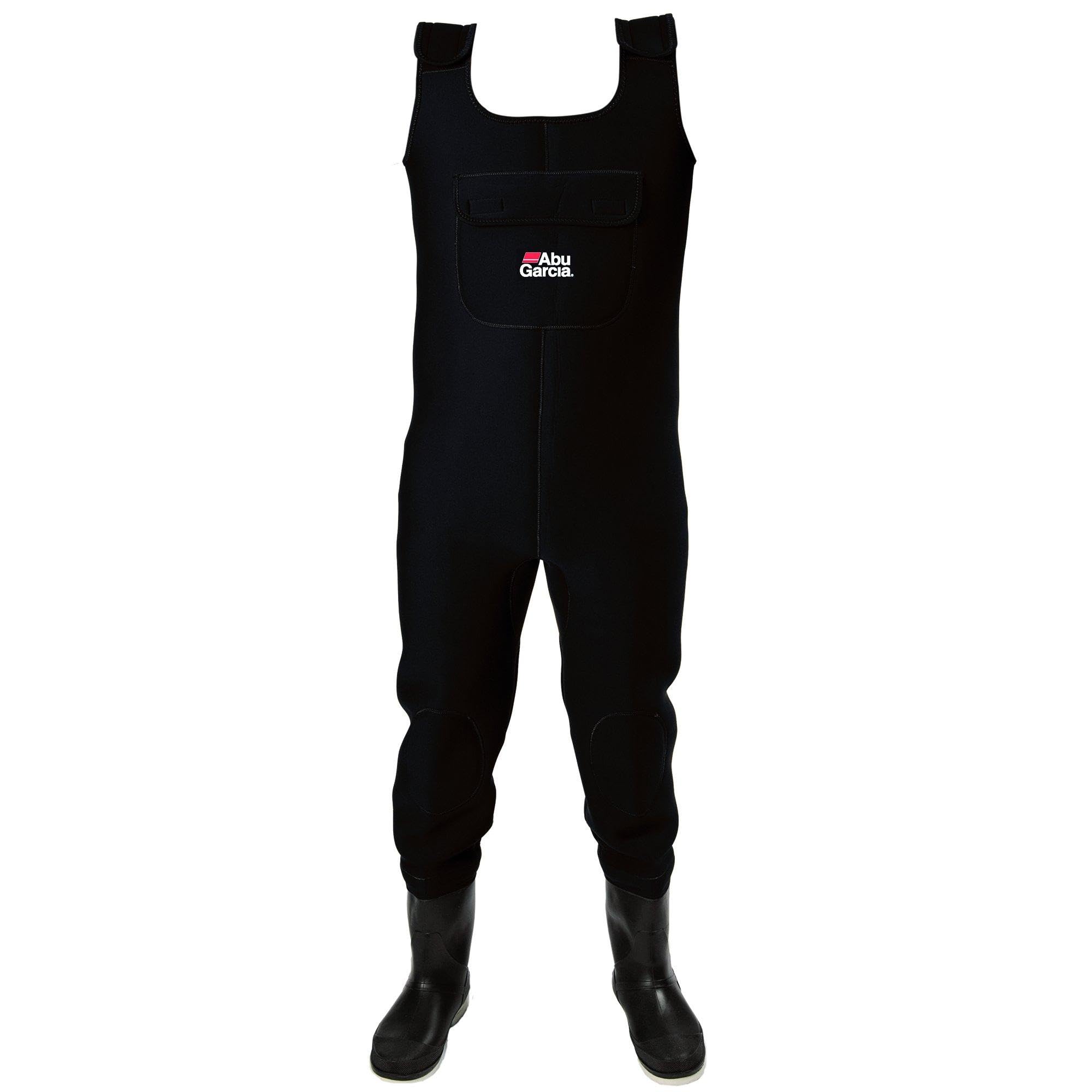 Abu Garcia Neopren-Angelwathose - wasserdichte Wathose mit integrierten Stiefeln und Filzsohlen für maximalen Grip - isoliert und langlebig für Kaltwasserfischen und Outdoor-Aktivitäten, S-XL Angebot bei HelloDeals