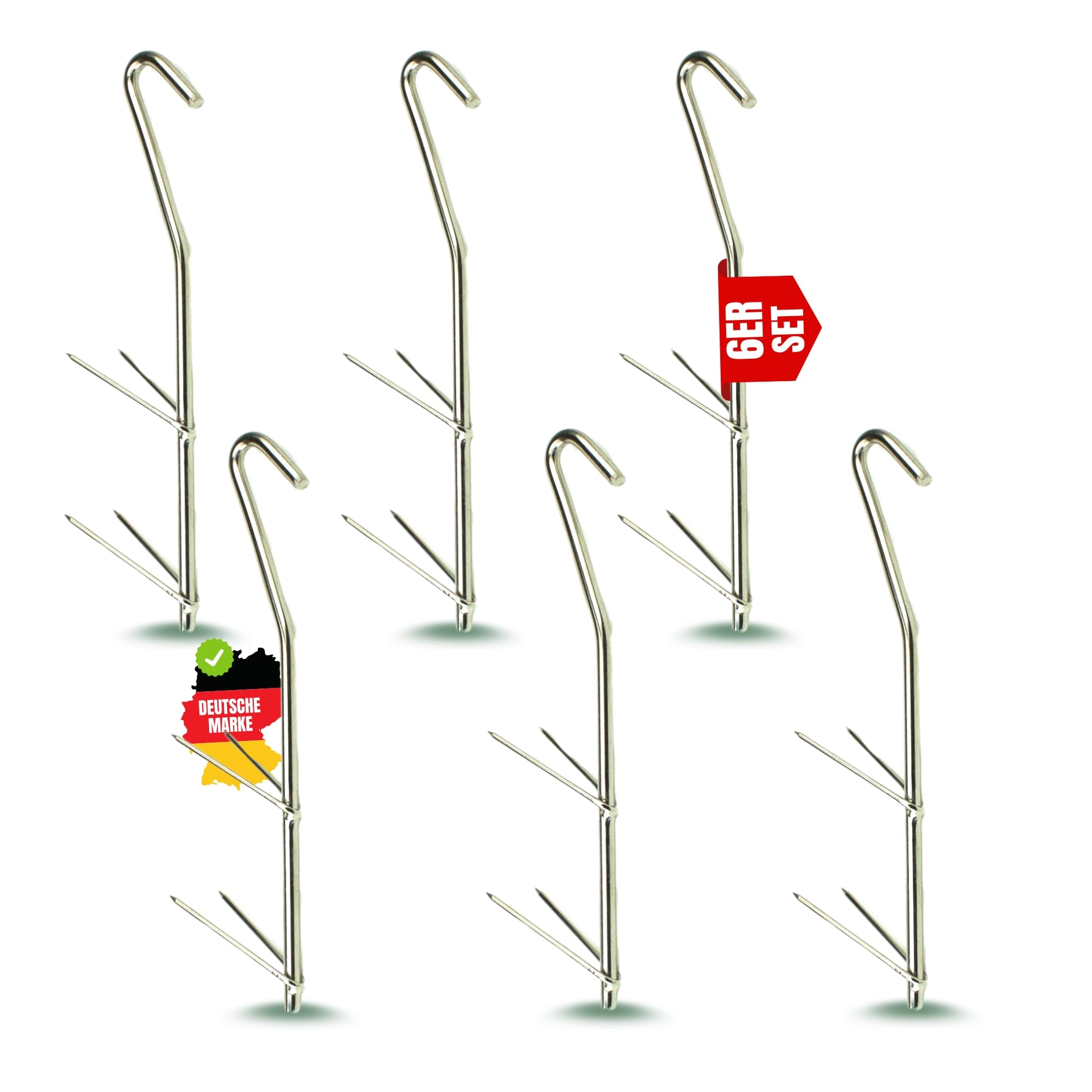 Zite Fishing Räucherhaken-Fisch Set V-Form [6,12,18 Stück im Set] auch Fleisch, Käse & Mehr räuchern Fisch-Räucherhaken-Edelstahl Räucherzubehör Fischhaken zum Räuchern Angebot bei HelloDeals