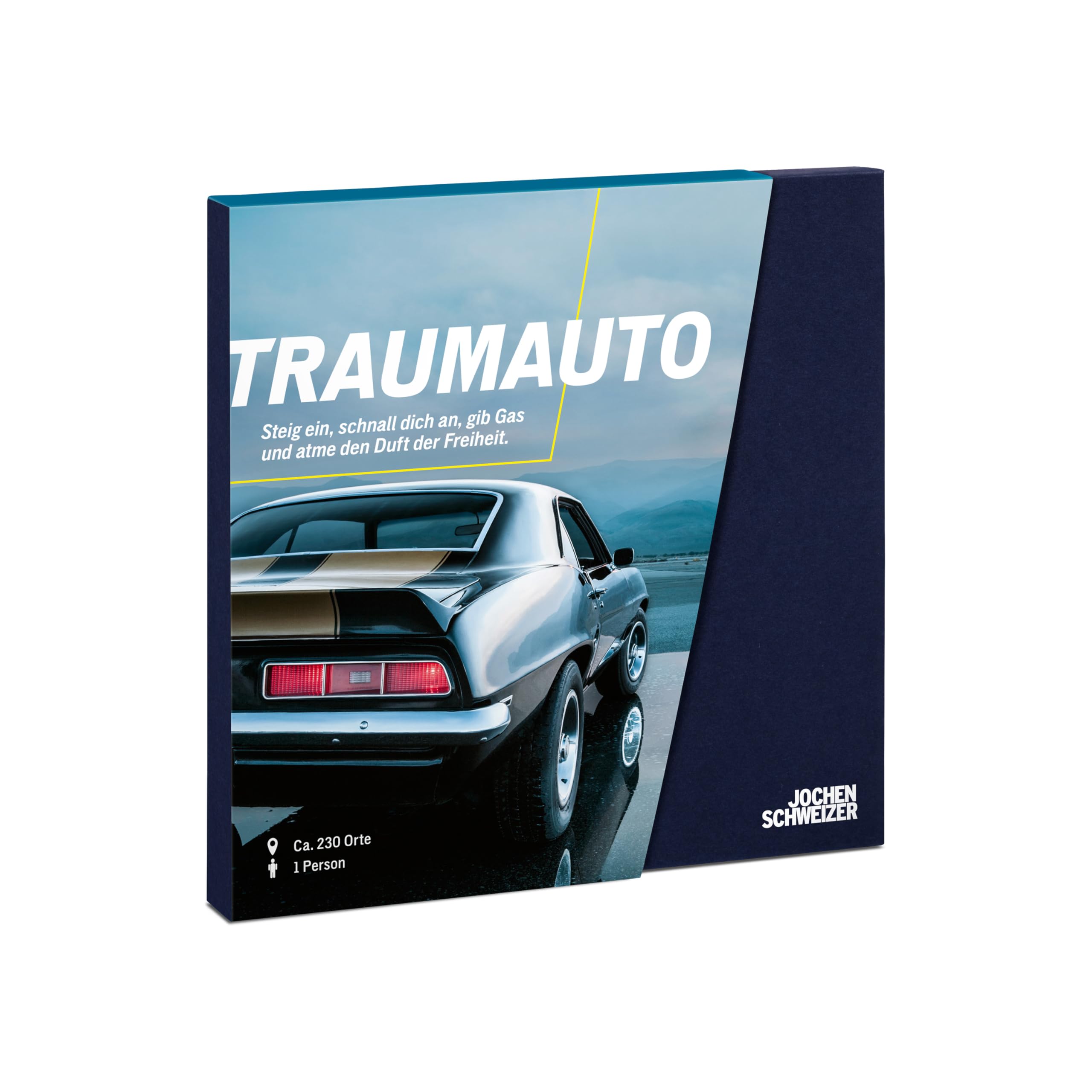 JOCHEN SCHWEIZER Geschenkbox Traumauto Fahren, ca. 100 Erlebnisse an 225 Standorten, Erlebnis-Gutschein für 1 Person Angebot bei HelloDeals