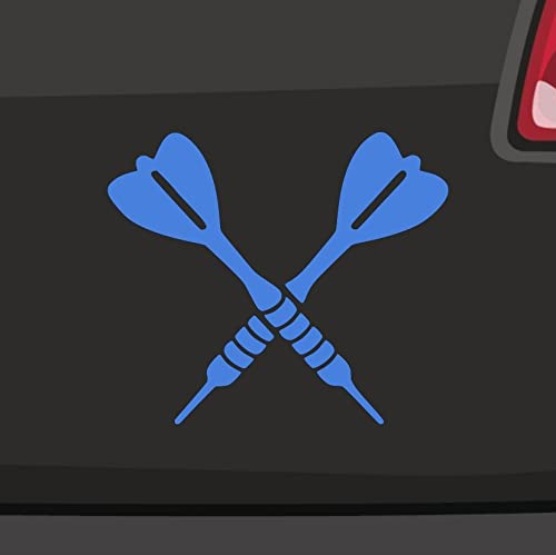 Darts Aufkleber -6 Größen 21 Farben- Spickern Ally Pally 9-Darter Double Triple L-14x12cm 98-enzian Angebot bei HelloDeals