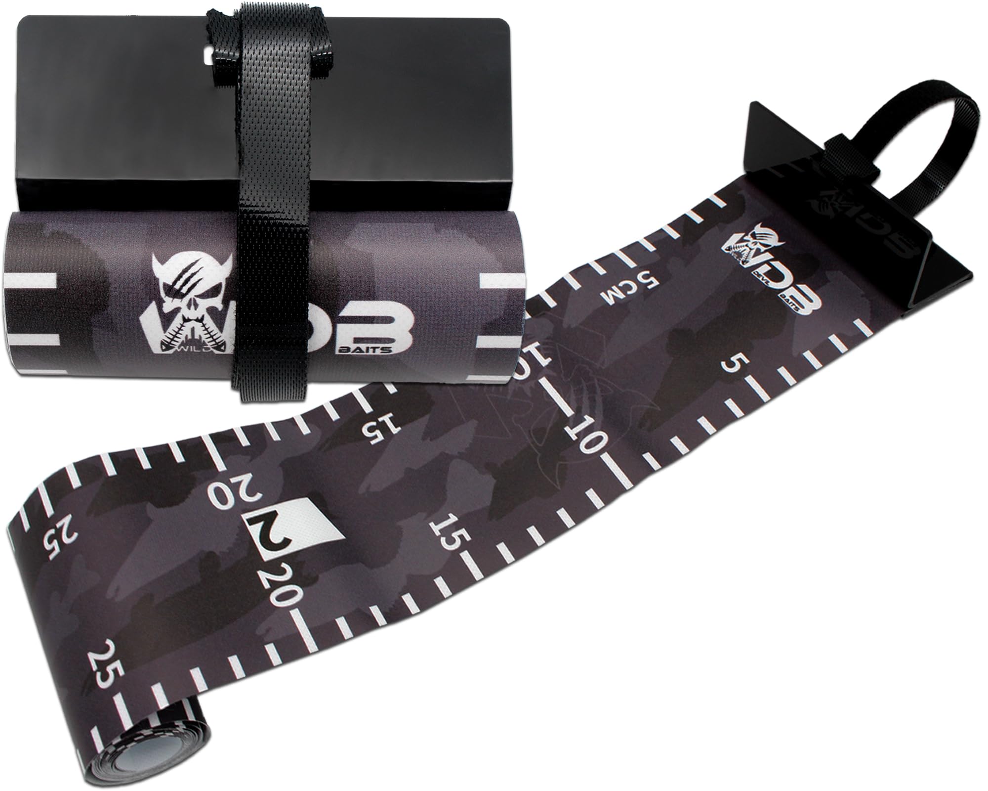 Angel-Berger Wild Devil Baits Rollup Measure Scale Fish Ruler Fisch Maßband Measuring Mat zum Fisch Messen Angebot bei HelloDeals