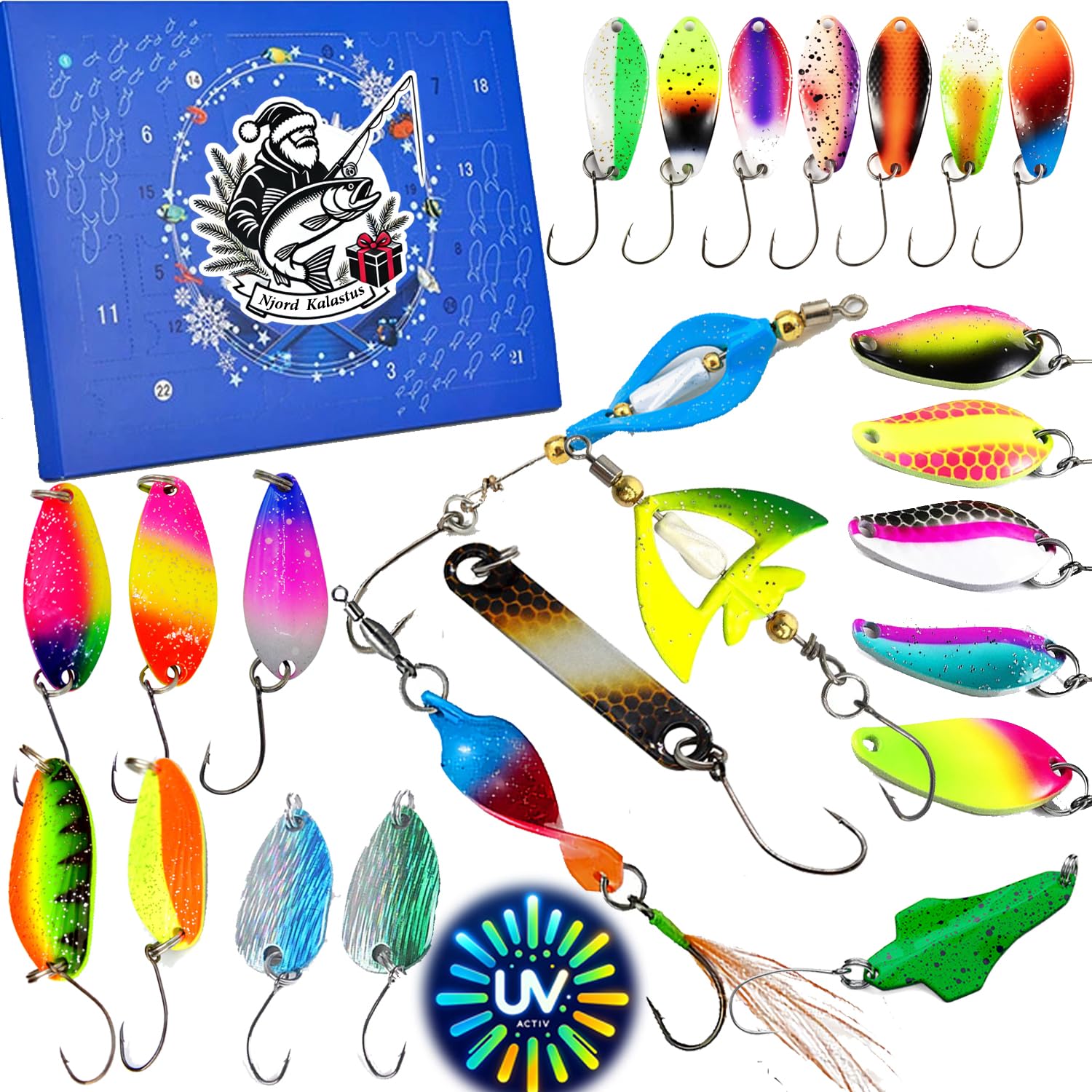 Angler Adventskalender Männer 2025 - Alle Neuerscheinungen in einem Raubfisch Adventskalender Angeln Weihnachtskalender - Angler Geschenk für Männer und Frauen Forellen Adventkalender Angebot bei HelloDeals