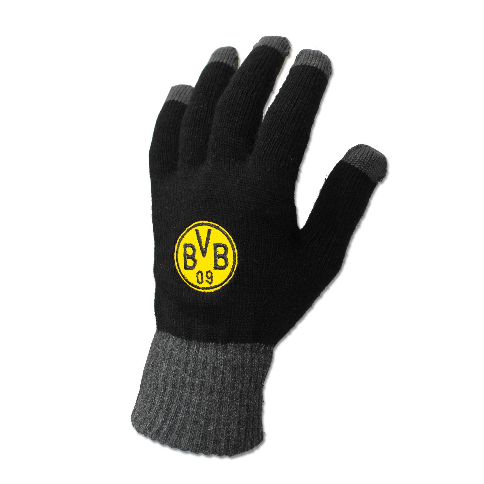 Borussia Dortmund BVB Smartphone-Handschuhe, Schwarz, L Angebot bei HelloDeals