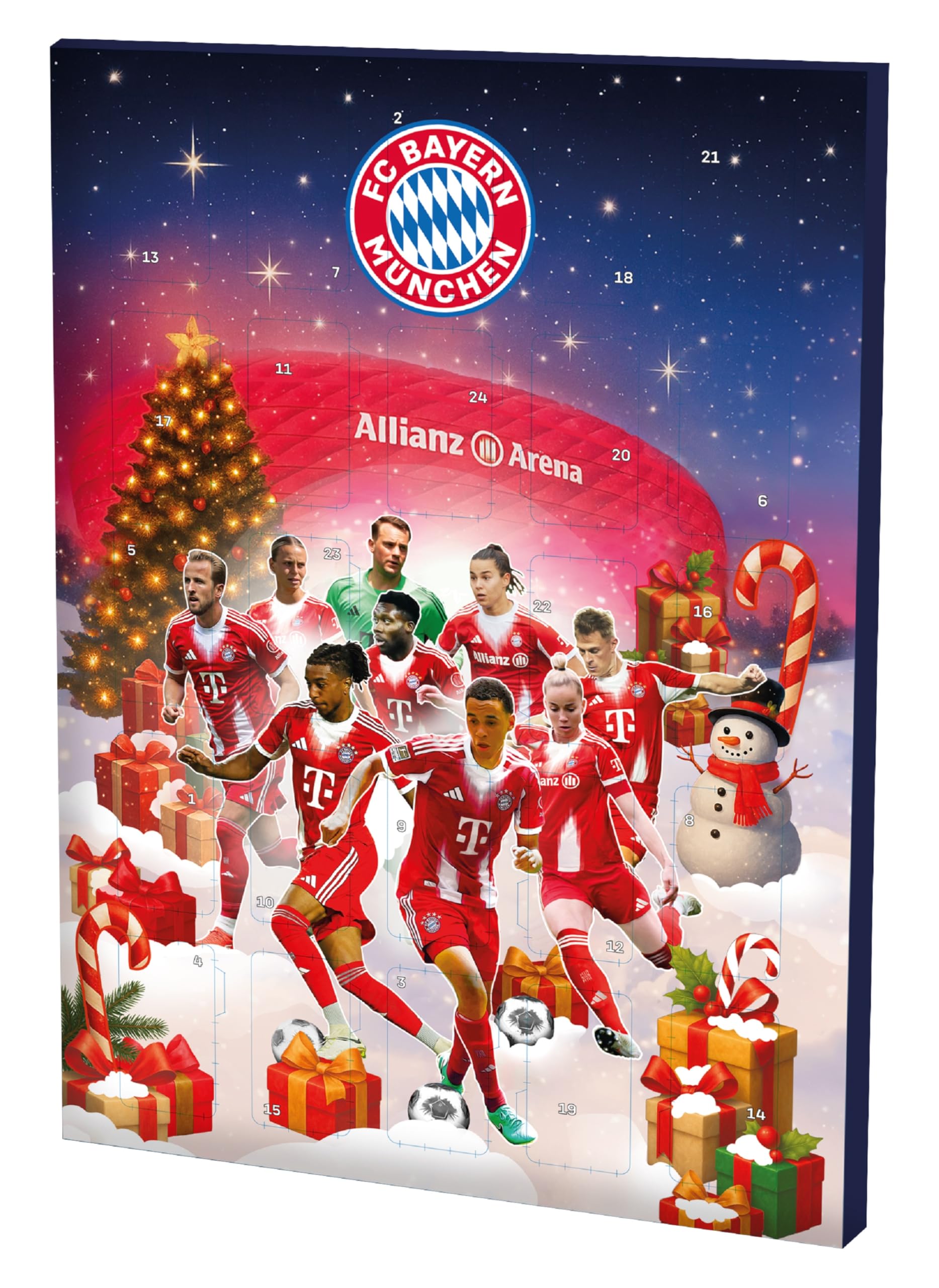FC Bayern München Adventskalender 2024 180g * Normal Angebot bei HelloDeals