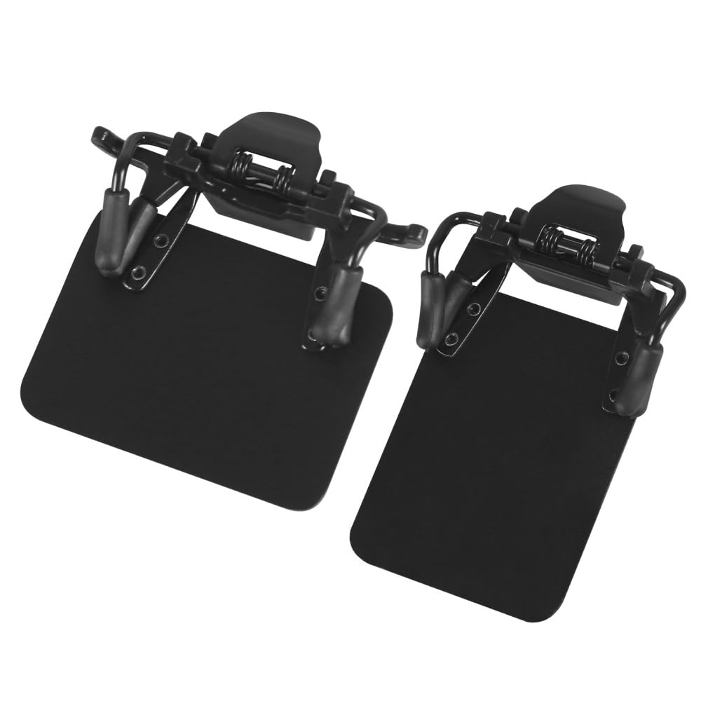 DONGKER Shooting Glasses Patch, 2 Stück Internationaler Standard Schießbrillen Aufnäher, Okkluder-Clip Für Brille, Shooting, Blinders, Zielhilfe schwarz, Vertikal+Horizontal Angebot bei HelloDeals