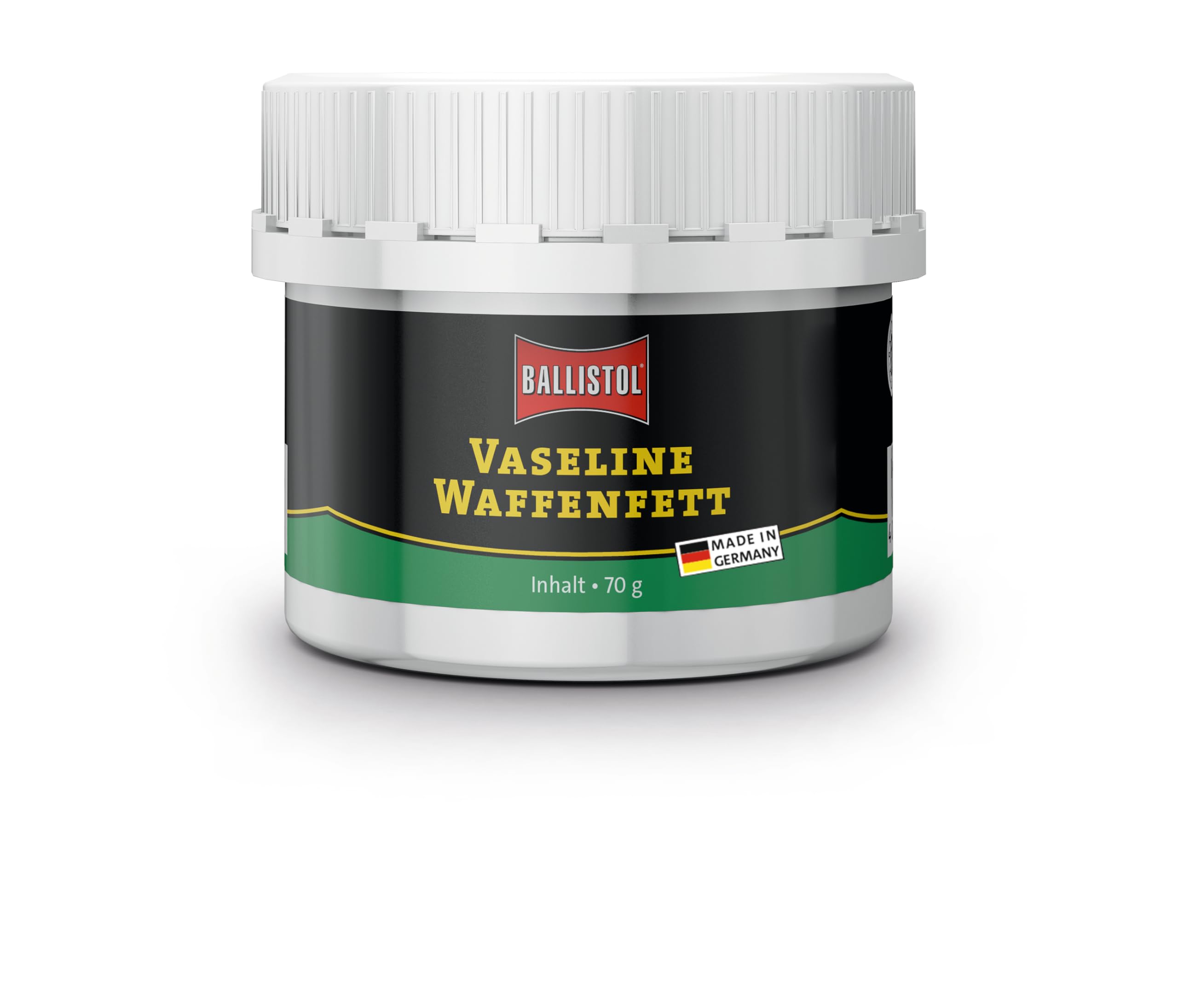 BALLISTOL 23699 Vaseline Waffenfett 70g – Harz- und säurefreies Waffenfett für alle Waffenteile, Schmierung von Mechanik, Weiß Angebot bei HelloDeals