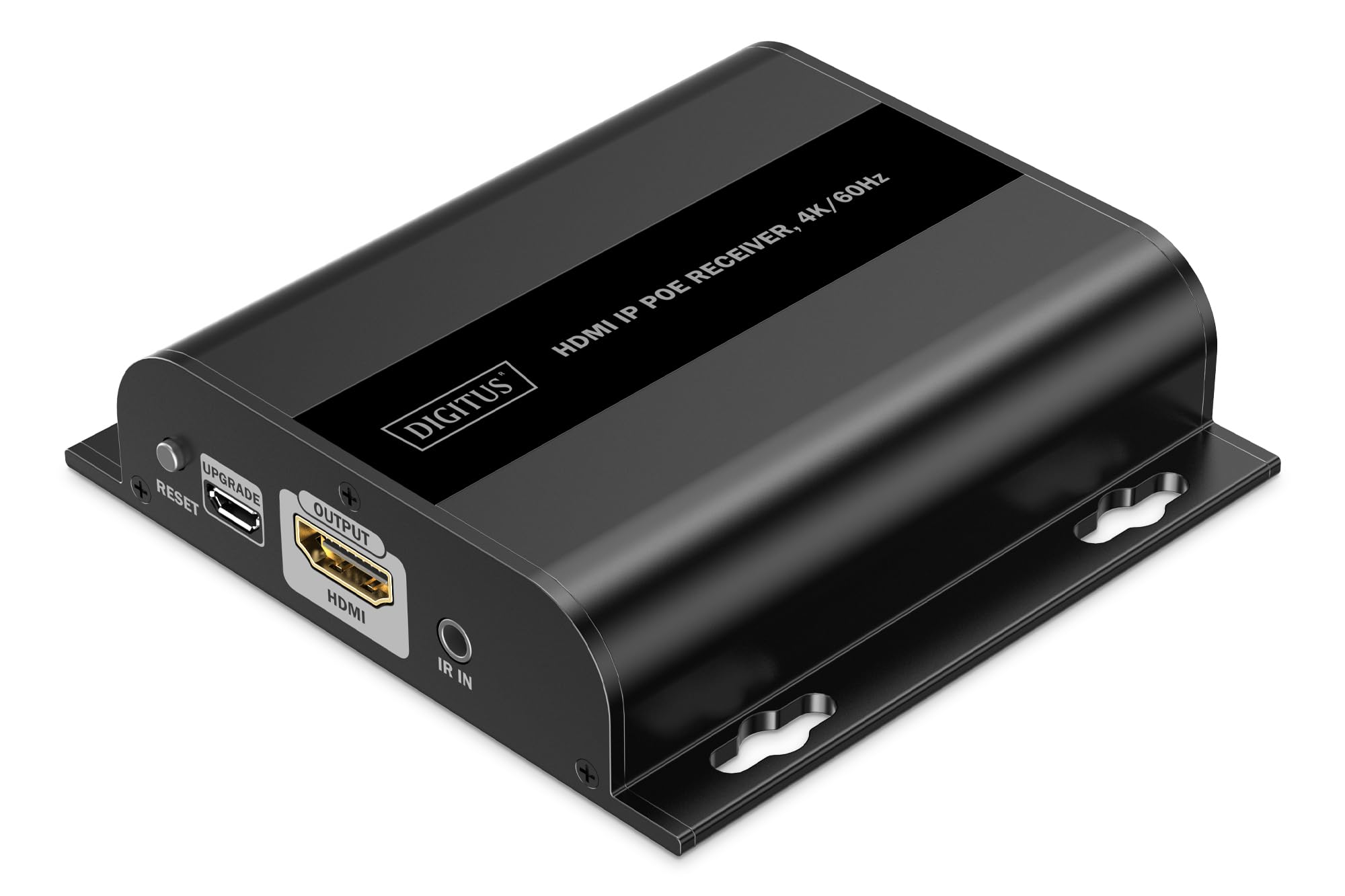 DIGITUS HDMI PoE IP Extender Receiver für DS-55353 – UHD 4k 60Hz – HDMI 2.0 – bis zu 120m Reichweite – Emfängereinheit – Punkt-zu-Multipunkt – CAT 6 – Schwarz Receiver-Unit Angebot bei HelloDeals
