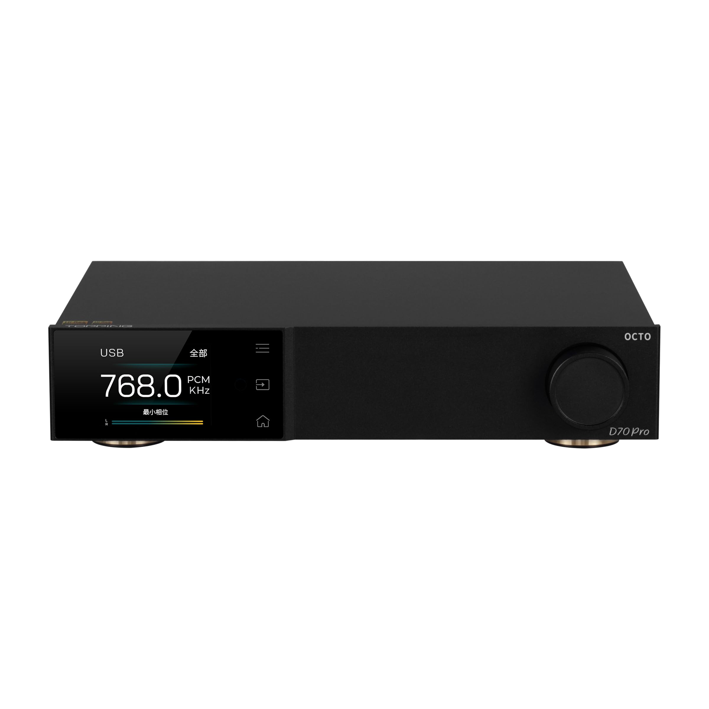 Topping D70 PRO OCTO HiFi DAC Bluetooth 5.1 Support LDAC with RCA XLR Output Remote Control Hi-res Audio Decoder(Black) Angebot bei HelloDeals
