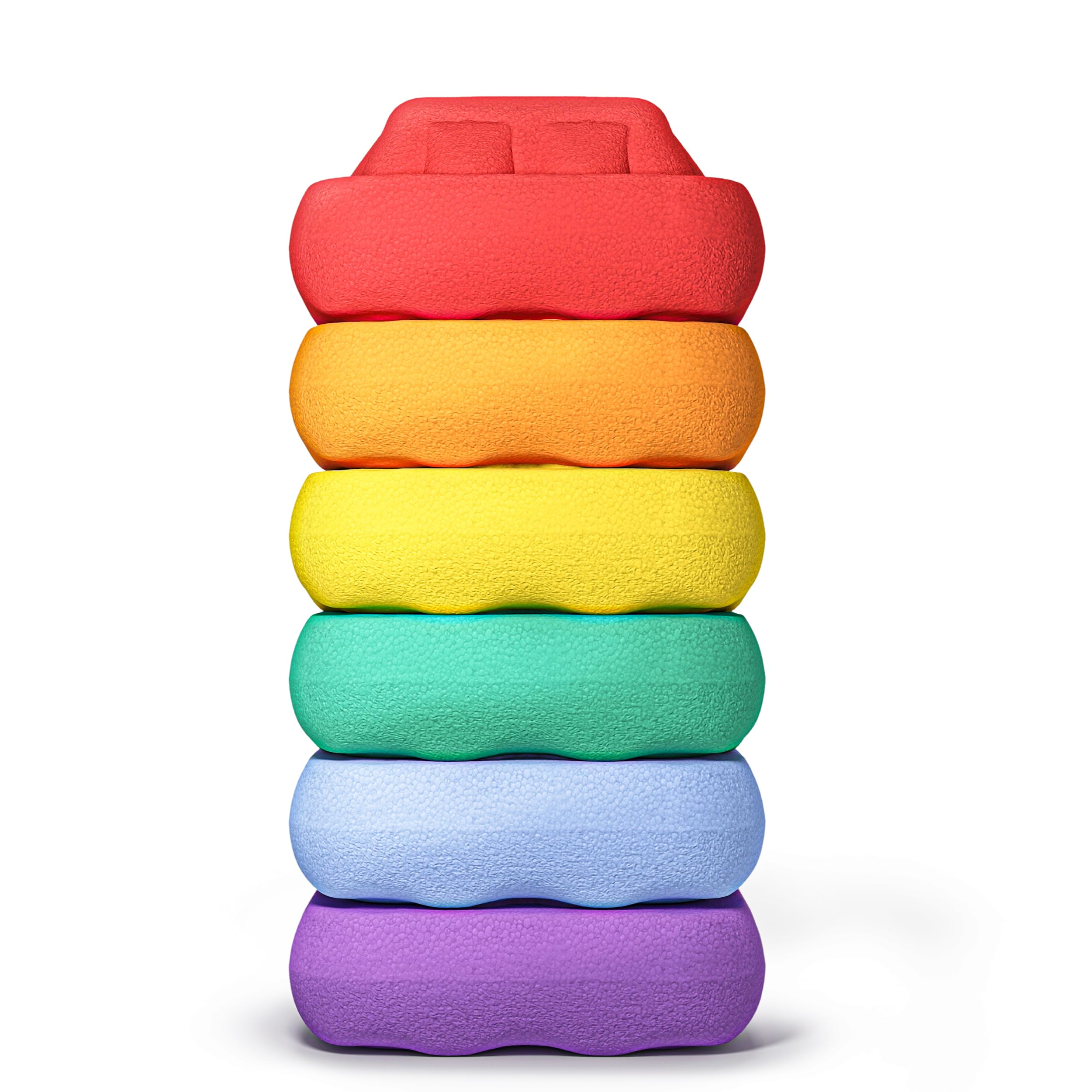 Balanciersteine für Kinder - Spiel- u. Stapelsteine Indoor & Outdoor - Balance Steine Kinder - Balancier Set - Stepping Stones Classic Angebot bei HelloDeals