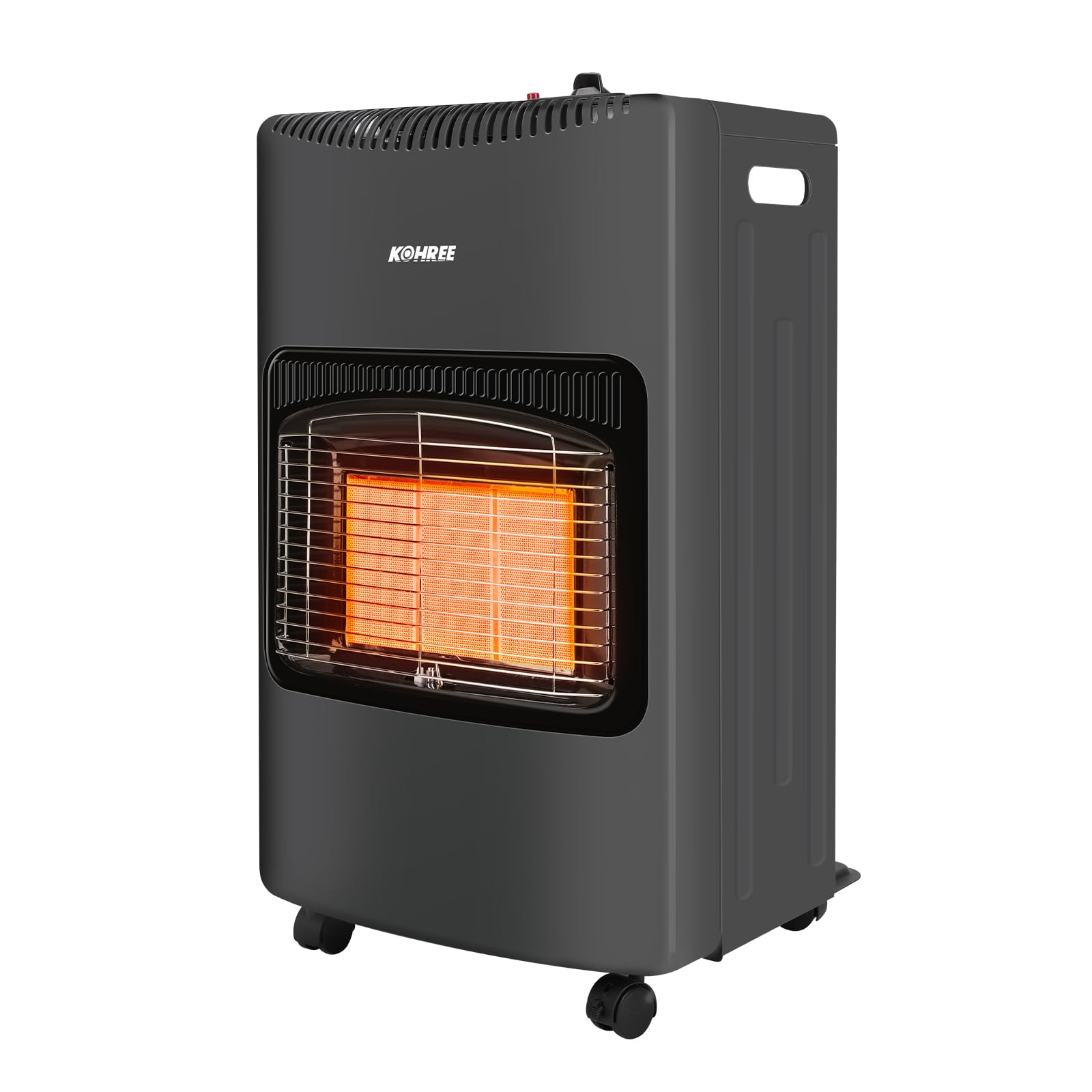 Kohree 4200 Watt Keramik Gasheizer, Gasheizung Dreifacher Sicherheitsschutz, Gasheizofen, Heizstrahler Gasheizgerät, inkl. Gasdruckregler Gasschlauch Schutzhülle Butan- oder Propangasflaschen bis 15kg Angebot bei HelloDeals