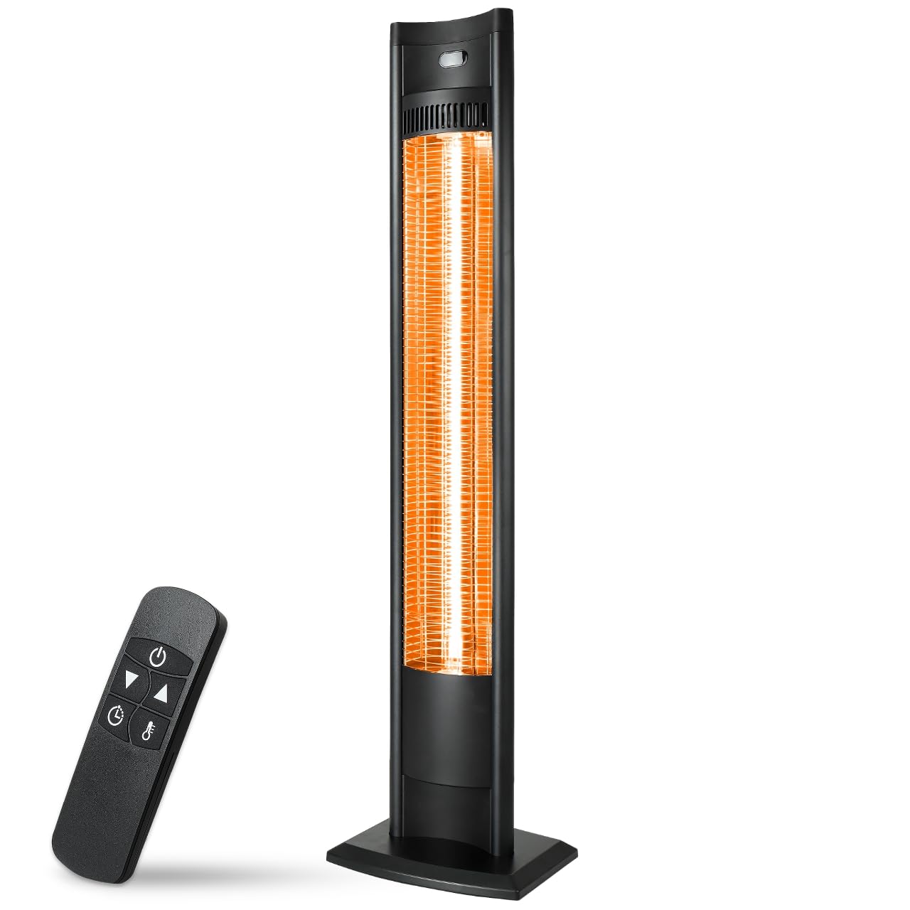 WALTER Professional Infrarot Standheizstrahler 2000 W, Hightech Wärmestrahler für Garten und Terrasse, Infrarot Heizstrahler, energieeffiziente Karbon-Infrarot Technologie, mit Fernbedienung Angebot bei HelloDeals