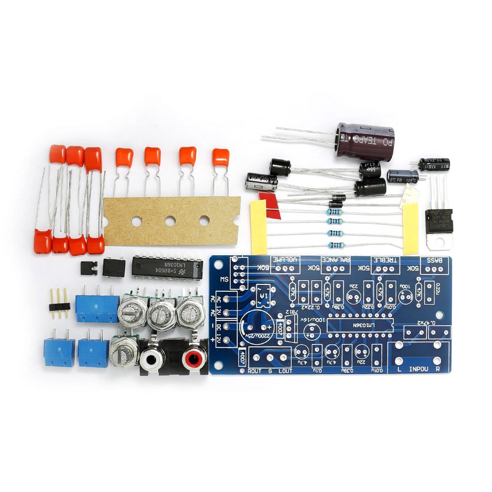 LM1036n Dual AC 10~12V oder DC 12-15V Volume Control Kit 2-Kanal für DIY Angebot bei HelloDeals