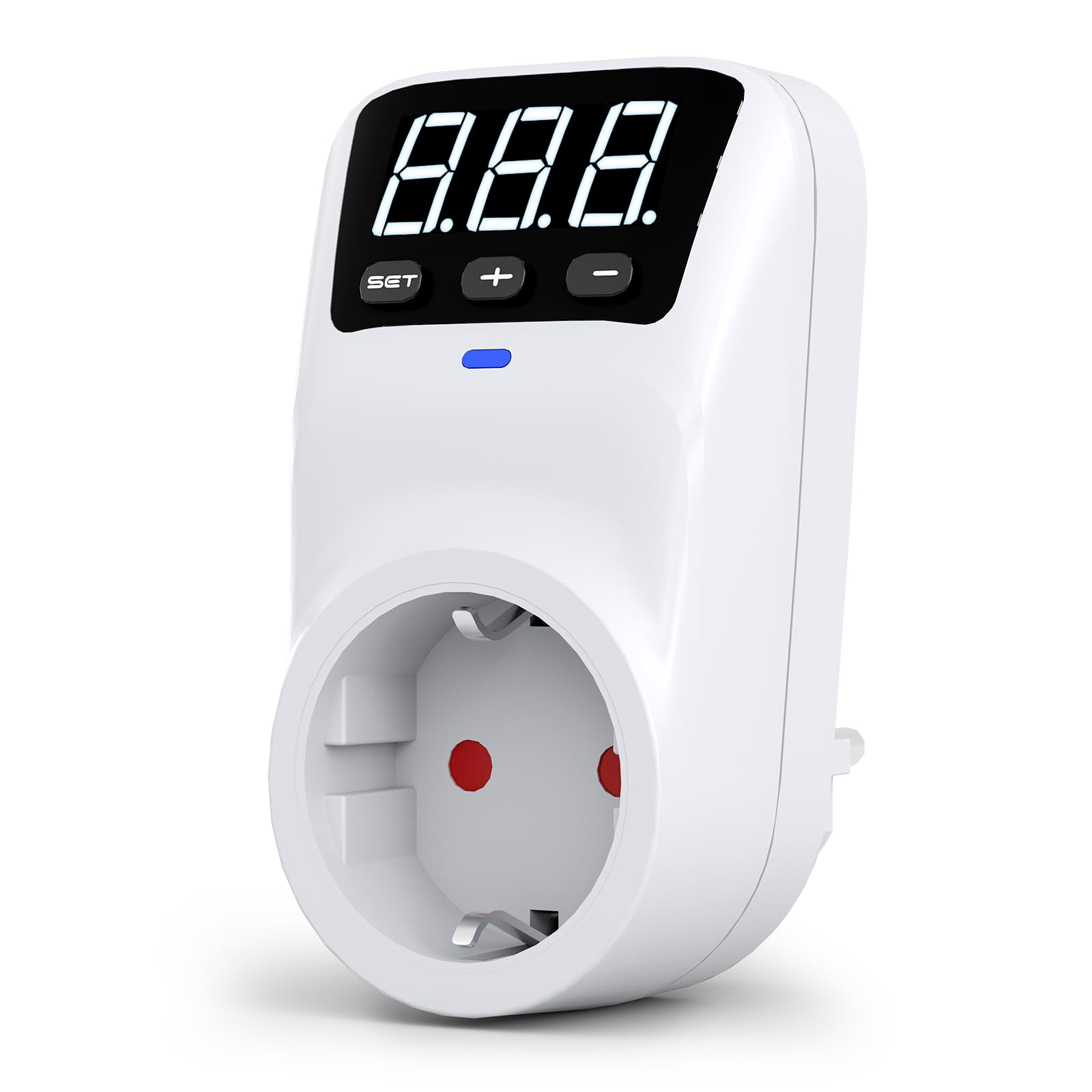 Spannungsschutz, Überspannungsschutz-Steckdose, Hochleistungs-Spannungsregler für Ganze Hauswand für Zuhause, Büro, Reisen, LED-Kontrollleuchte, 3680W ‎grau Angebot bei HelloDeals