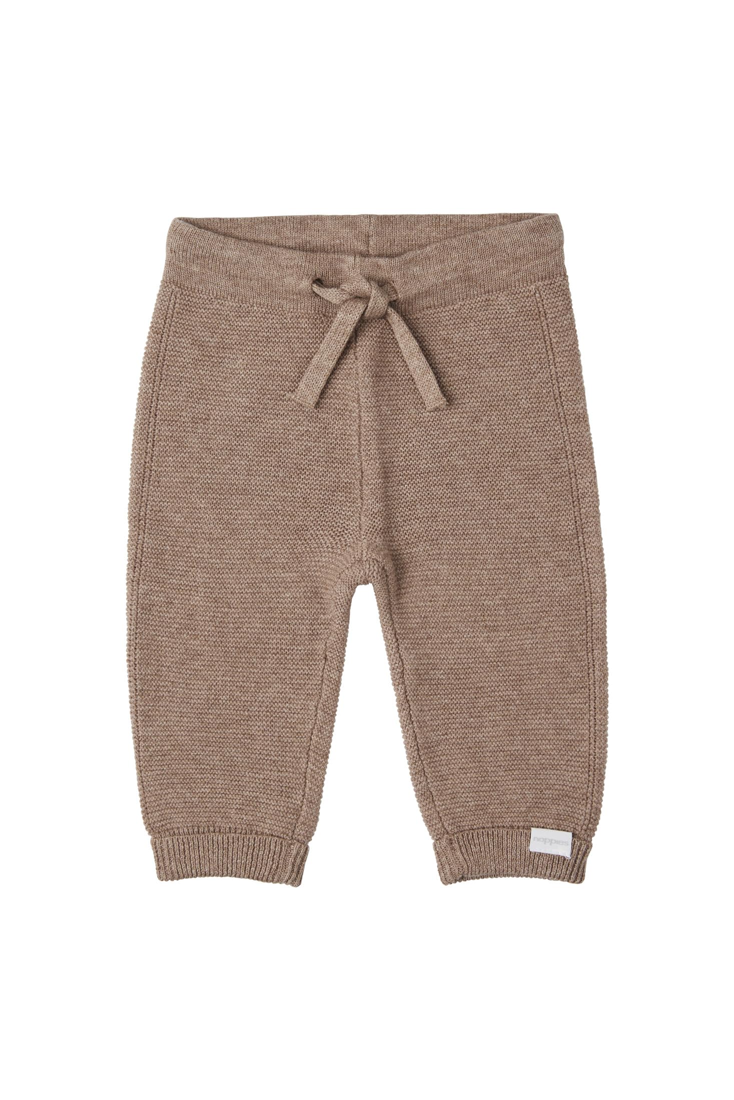 Noppies Unisex Baby U Pants Knit Reg Grover Hose 74 Taupe Melange - P757 Angebot bei HelloDeals