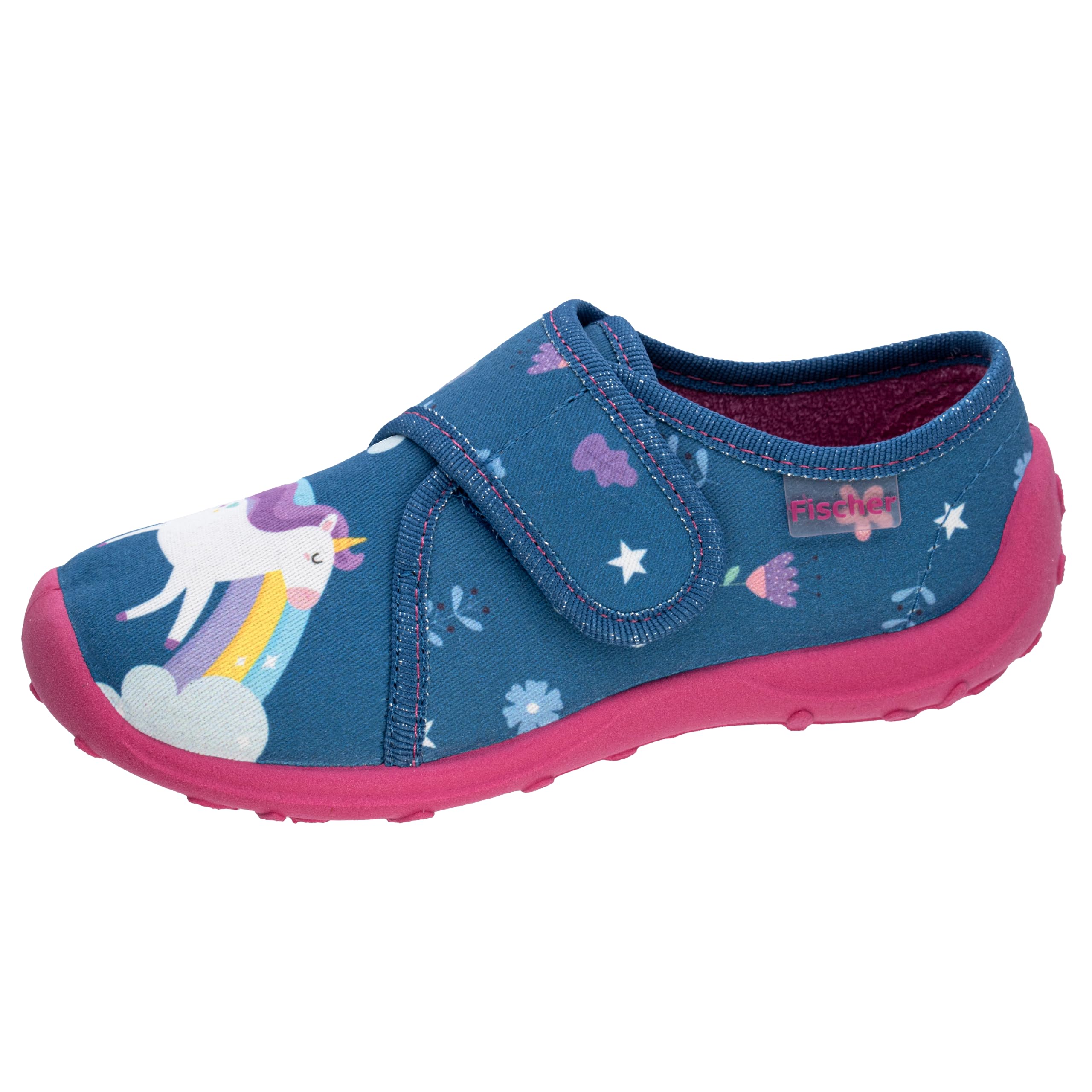 Fischer Markenschuh Mädchen Boogy Hausschuh 27 EU Blau Angebot bei HelloDeals