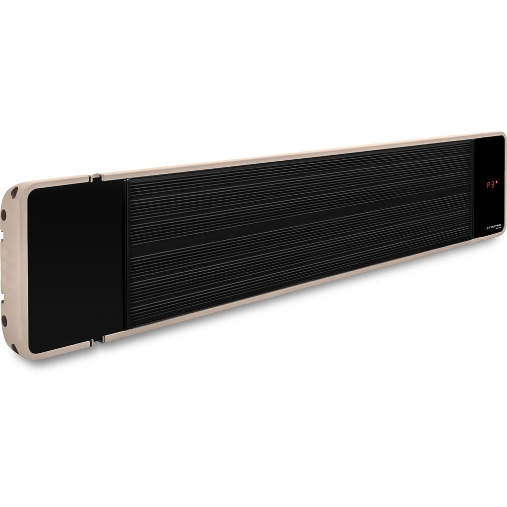 TROTEC Dunkelheizstrahler IRD 1200 – 1.200 W, 3 Heizstufen mit Fernbedienung, IP55 wetterfest, Infrarotwärme ohne Licht, LED-Display, Aluminiumgehäuse, Wand- & Deckenmontage Angebot bei HelloDeals