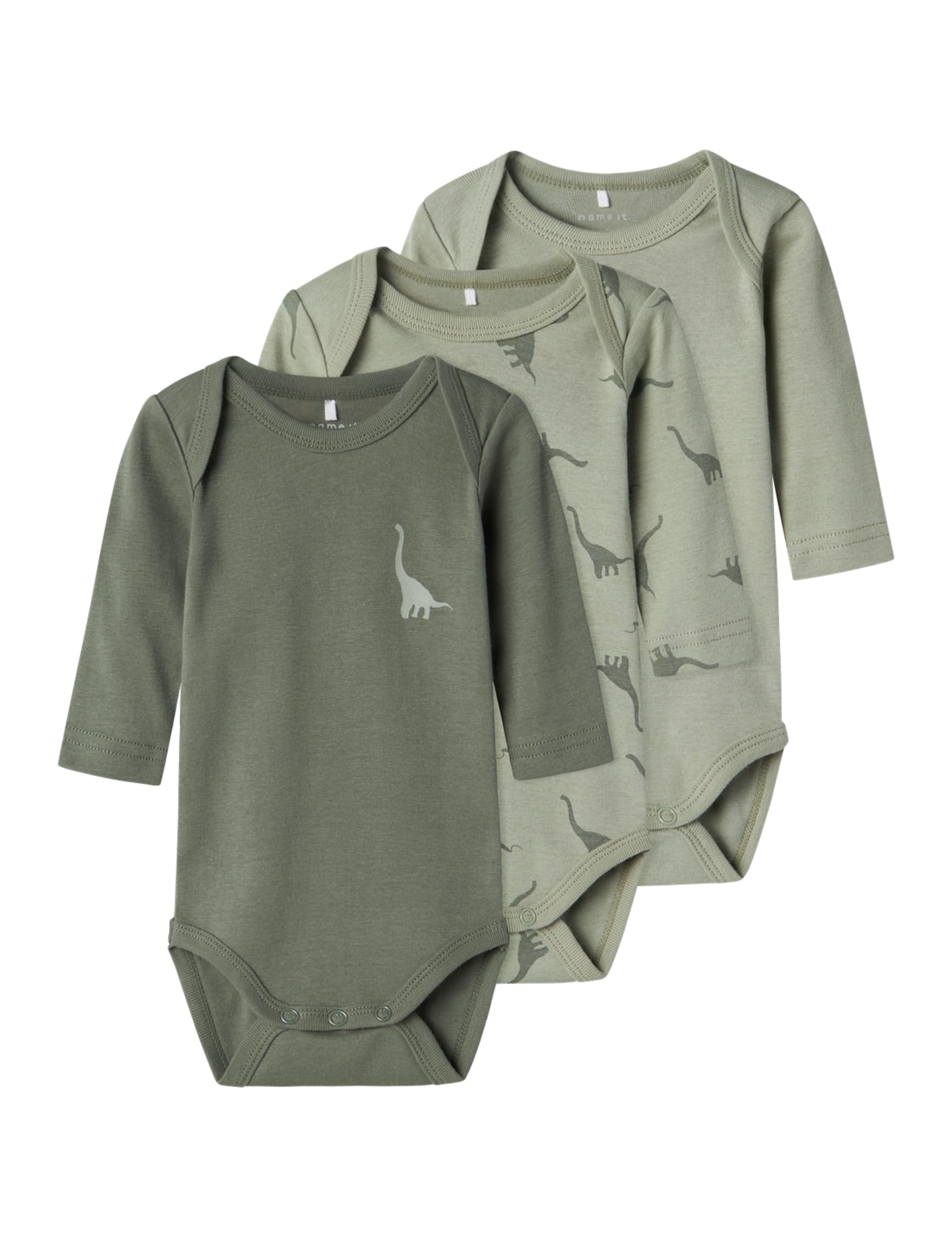 NAME IT boy Strampler 3er-Pack 86 Agave Green Angebot bei HelloDeals