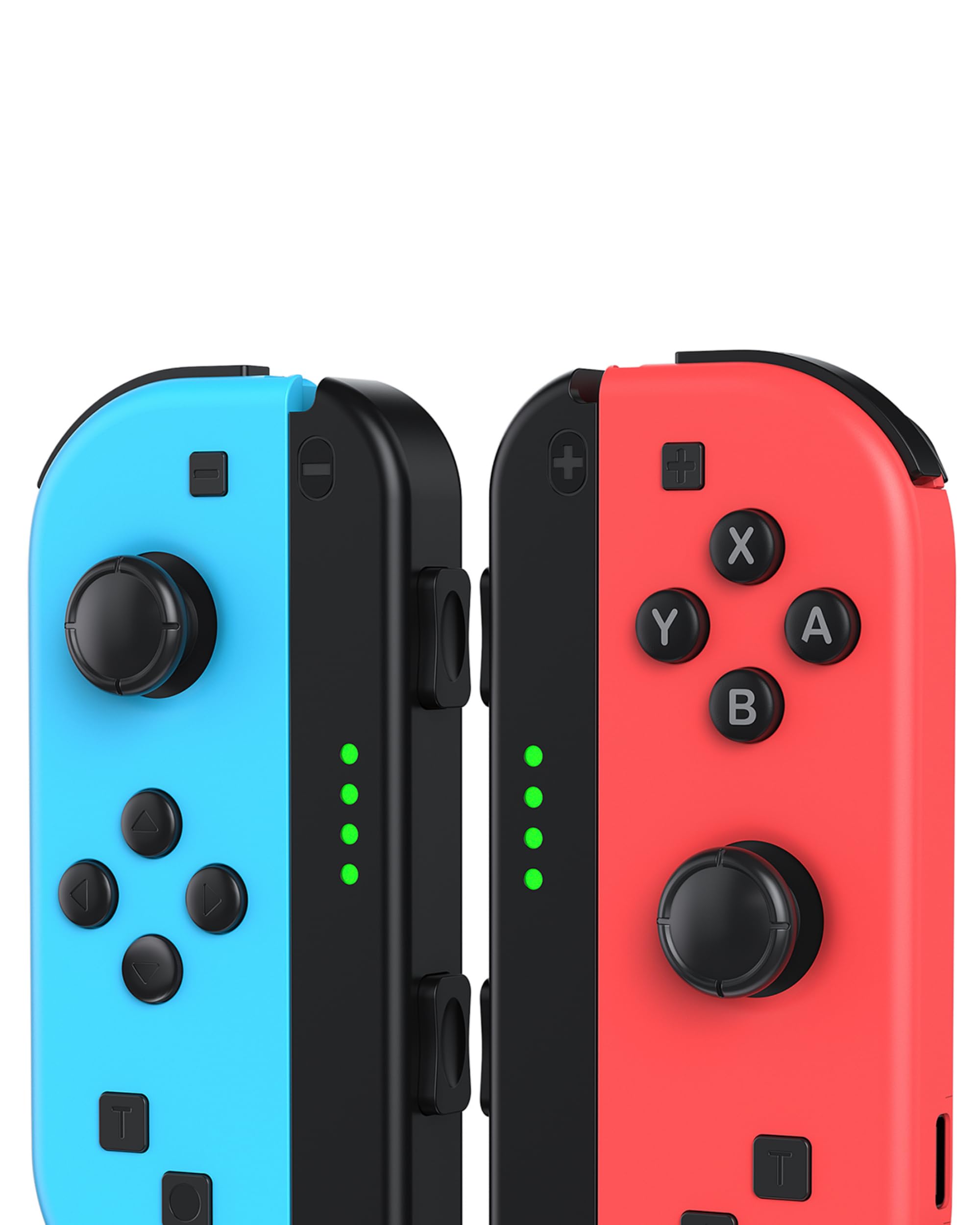 GGiking Wireless Controller Kompatibel für Switch/OLED/Lite, Ersatz für Switch Kabellose Controller mit Turbo, Dual Vibration, 6-Axis Gyro, Motion Control, Wake-up Funktion 01 Rot Blau Angebot bei HelloDeals