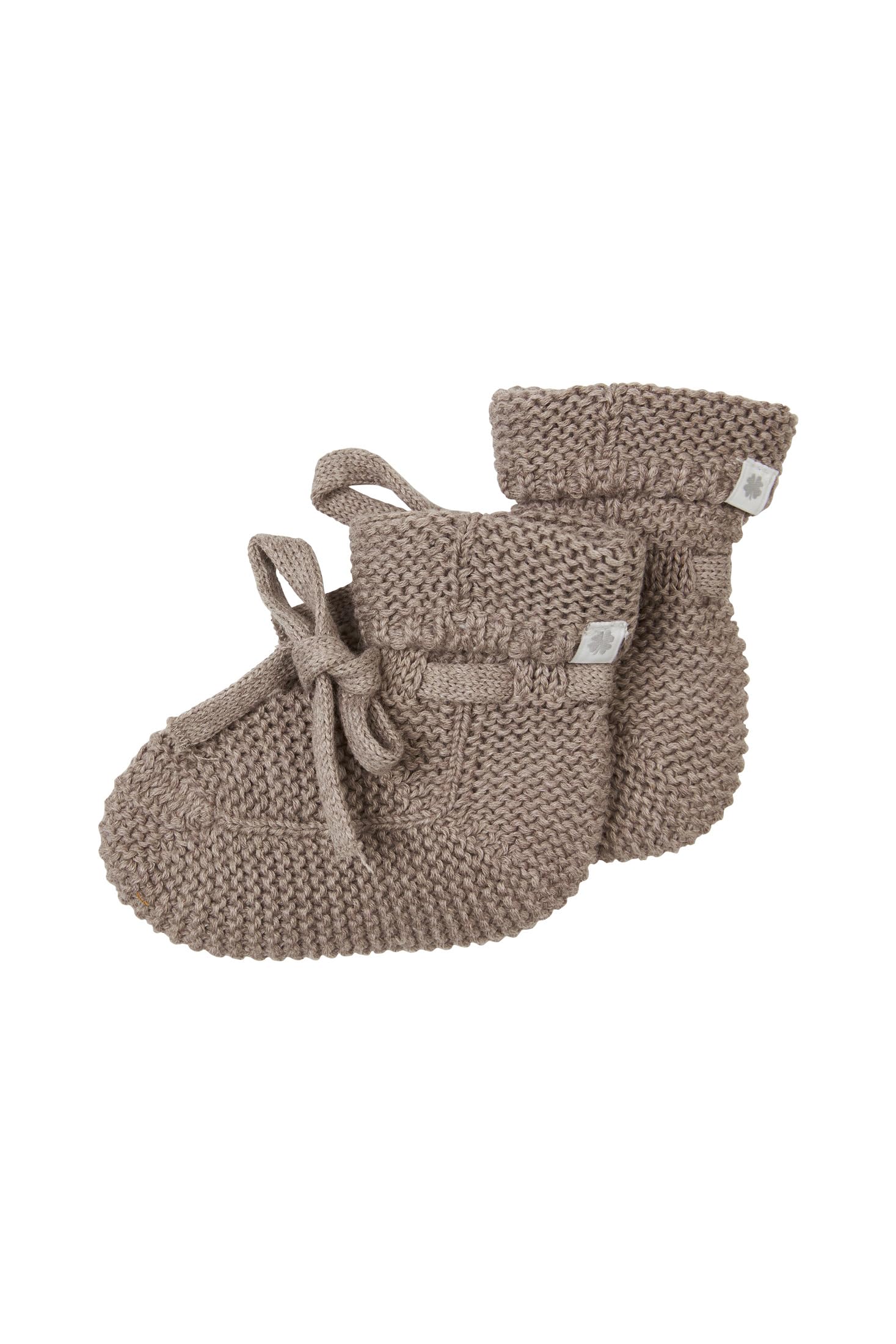 Noppies Unisex Kinder U Booties Knit Nelson 62 Taupe Melange P757 Angebot bei HelloDeals