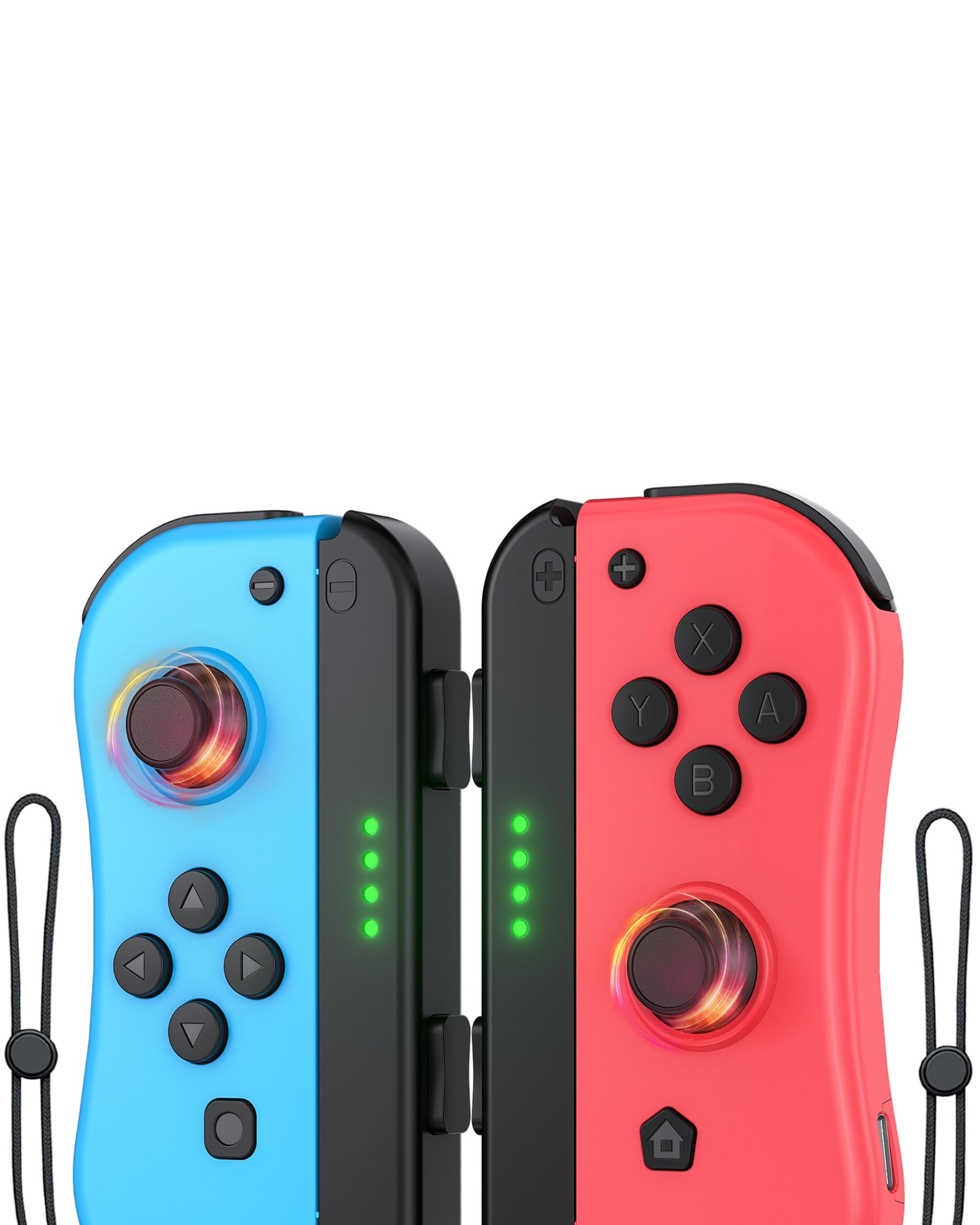 Lapezei Wireless Controller Kompatibel mit Switch/OLED/Lite, Ersatz für Switch Kabellose Controller mit Dual Vibration, 6-Axis Motion Control, Wake-up, Turbo Function 01 Blau und Rot Angebot bei HelloDeals