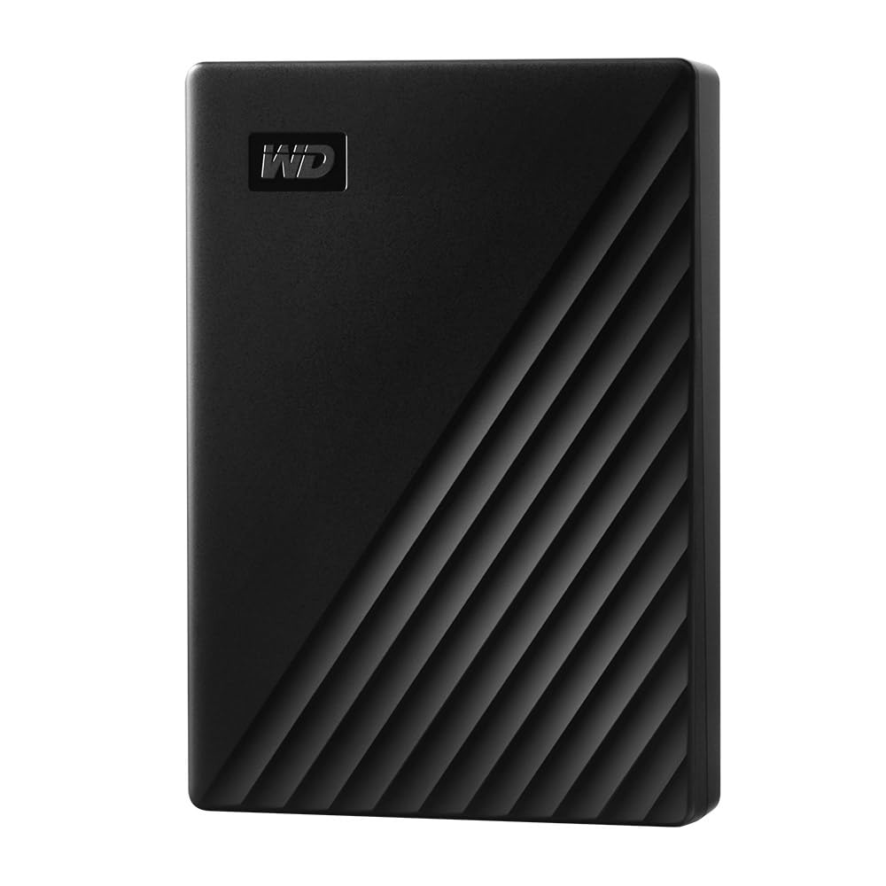 WD My Passport externe Festplatte 5 TB (mobiler Speicher, schlankes Design, herunterladbare Software, automatische Backups, Passwortschutz) Schwarz - auch kompatibel mit PC, Xbox und PS4 My Passport 5 TB Schwarz Angebot bei HelloDeals