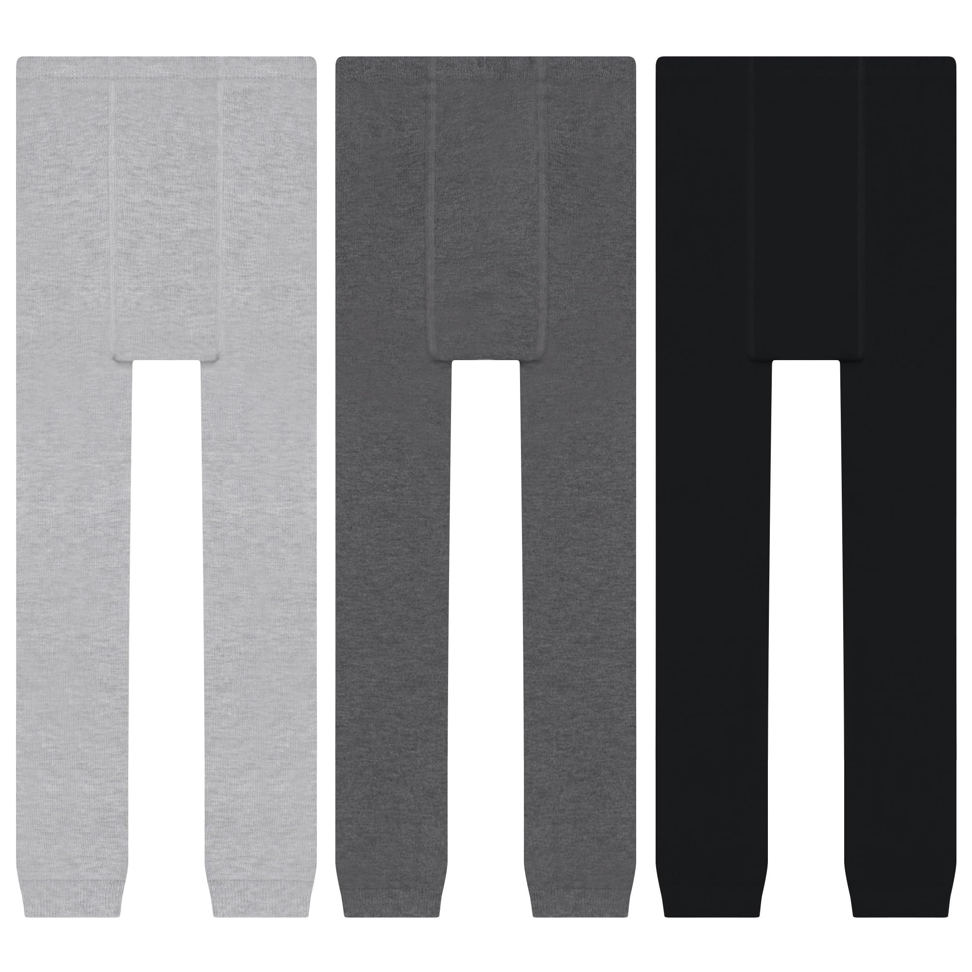 L&K-II 3er Pack Jungen Leggings Kinder Hosen Pants Herbst Frühling Baumwolle Knöchellang 2764 122-128 3 Paar-2764d Angebot bei HelloDeals