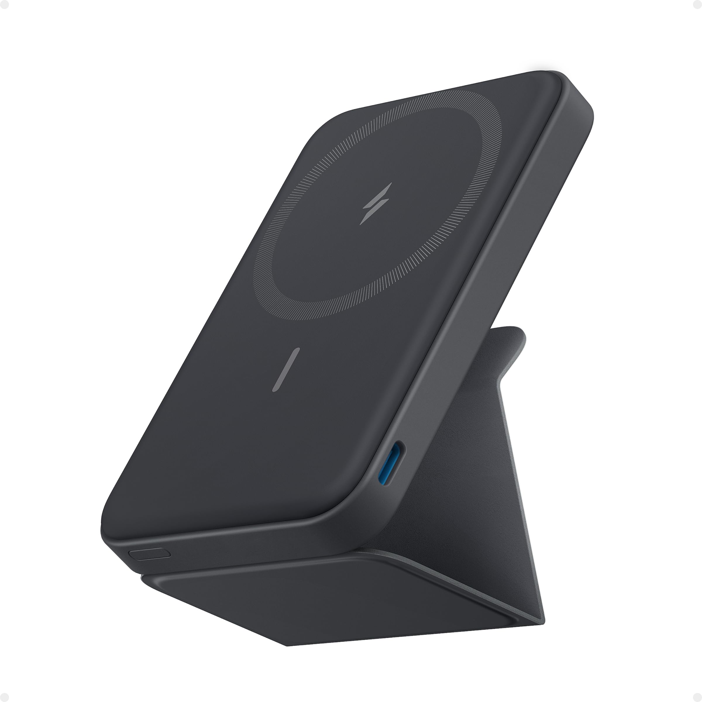 Anker 622 Magnetische Kabellose Powerbank (MagGo), 5000mAh Klappbare Magnetische Powerbank mit USB-C für iPhone 17/16/15/14/13/12, Interstellar Angebot bei HelloDeals