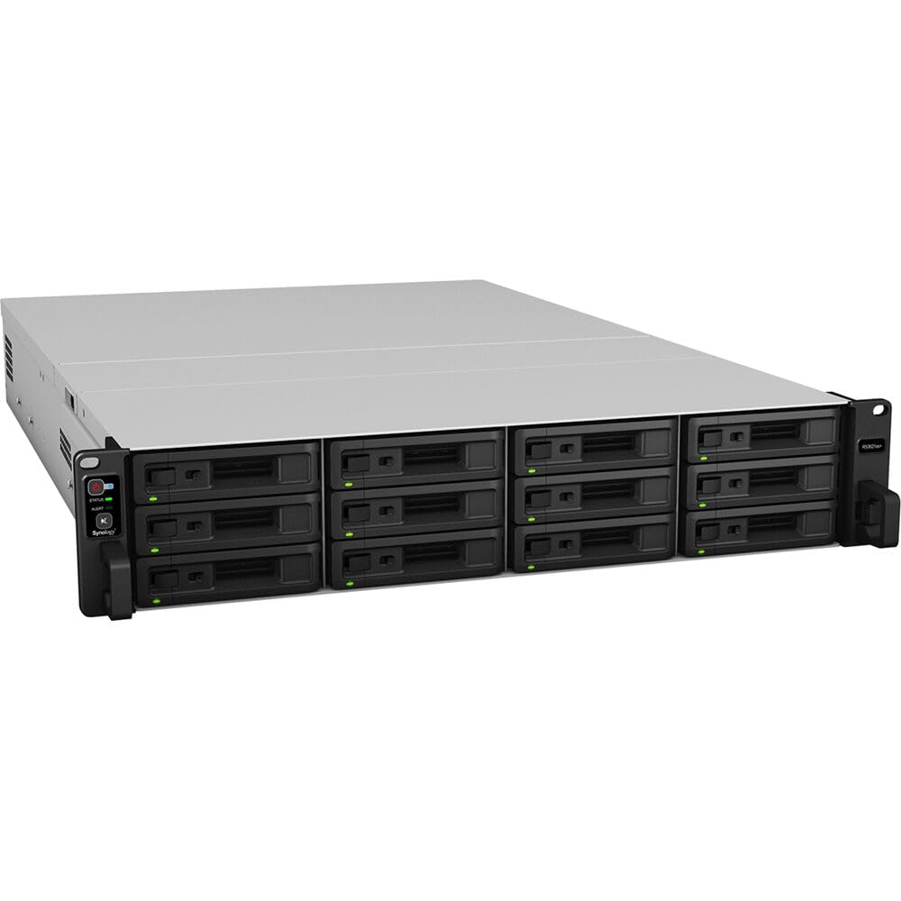 Synology RS3621XS+ 2U 12BAY 2.1GHz 8C 8GB DDR4 4X 1GBE 2X 10GBE RPS, schwarz Angebot bei HelloDeals