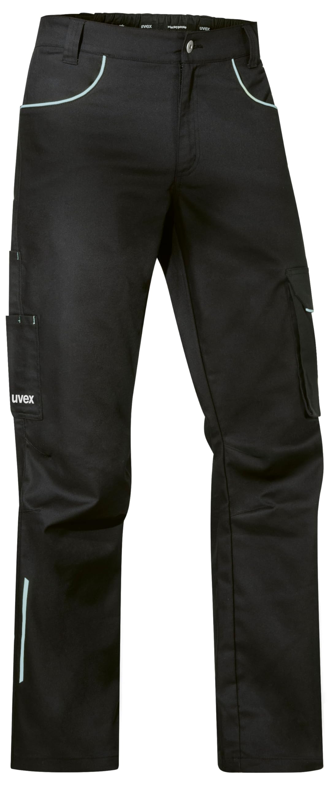 Uvex Tune-up Light Arbeitshose Herren | Bundhose 2-Wege-Stretch | leicht, robust, elastisch | Cargotaschen & Zollstocktasche 50 Schwarz-reflektierend Angebot bei HelloDeals
