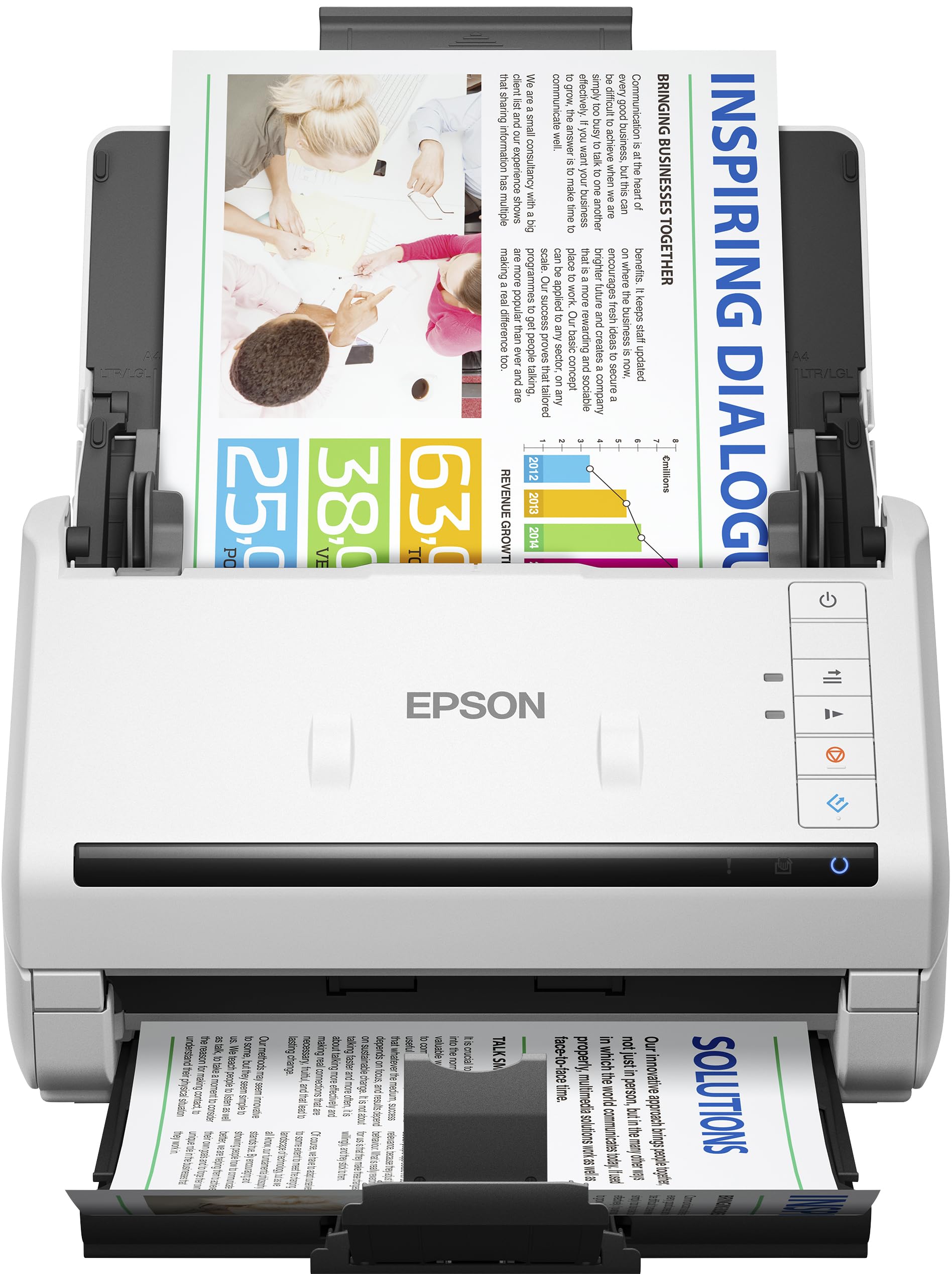 Epson Business - Scanner (B4) Workforce DS530II USB 3.0 Flachbett 600DPI 30BIT Angebot bei HelloDeals