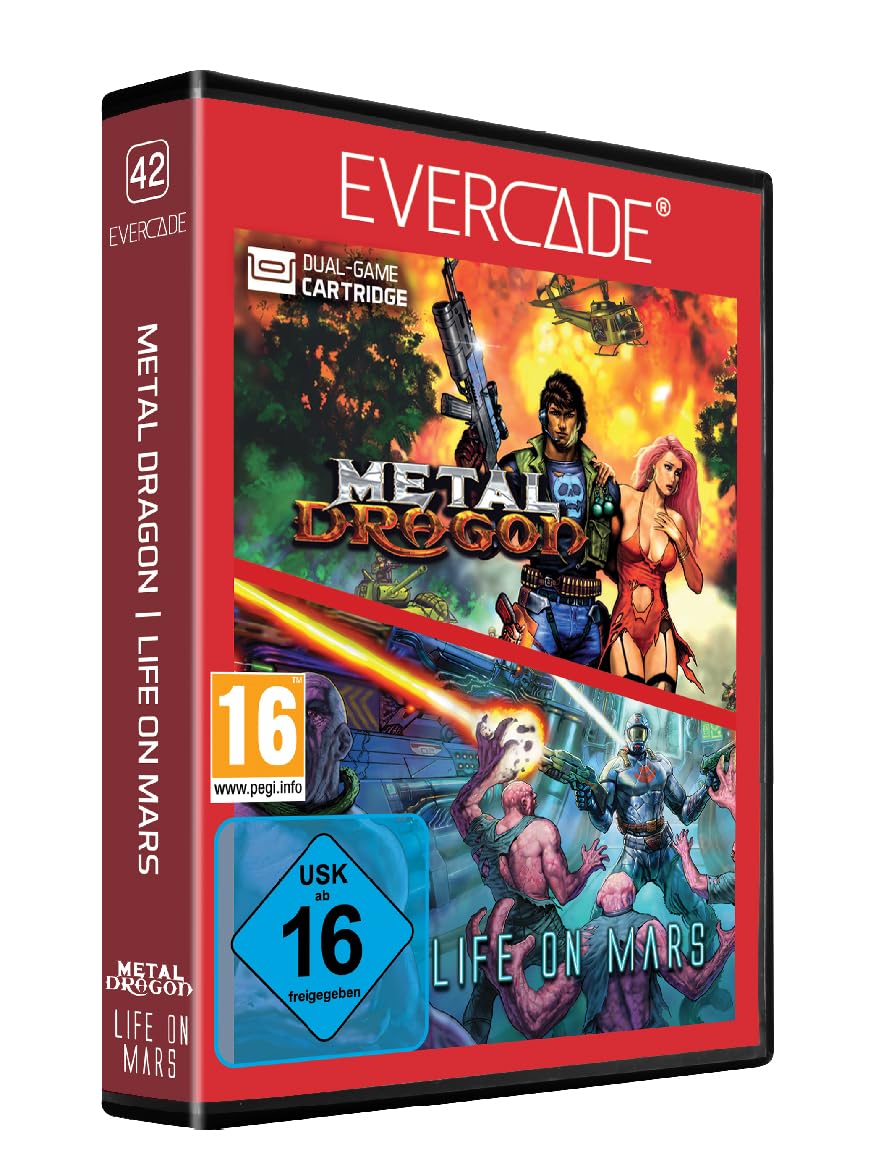 Blaze Evercade Metal Dragon/Life on Mars Cartridge Angebot bei HelloDeals