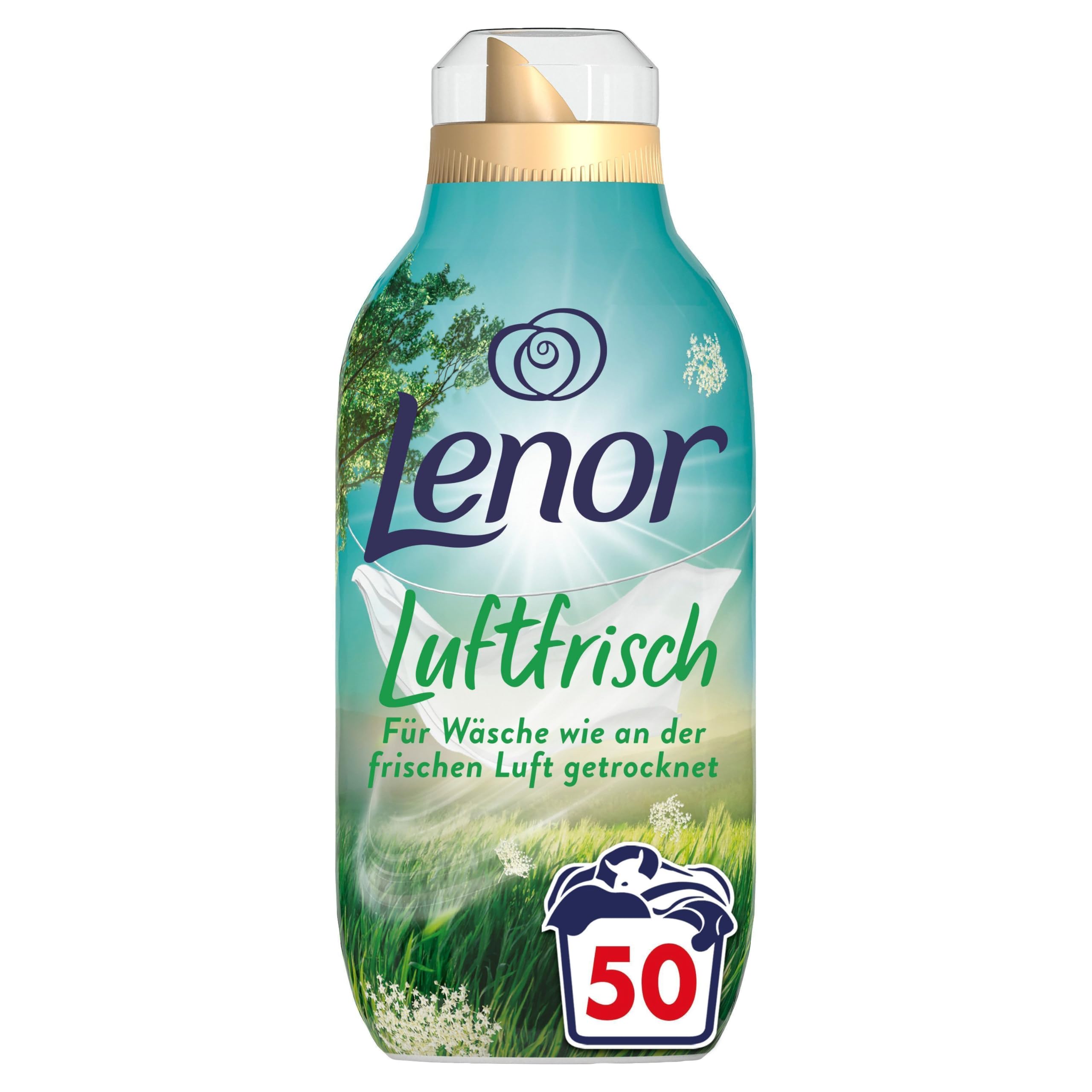 Lenor Luftfrisch Weichspüler Landwiese 50 Waschladungen 700ml – Für Wäsche Wie An Der Frischen Luft Getrocknet Landwiese 700 ml (1er Pack) Angebot bei HelloDeals