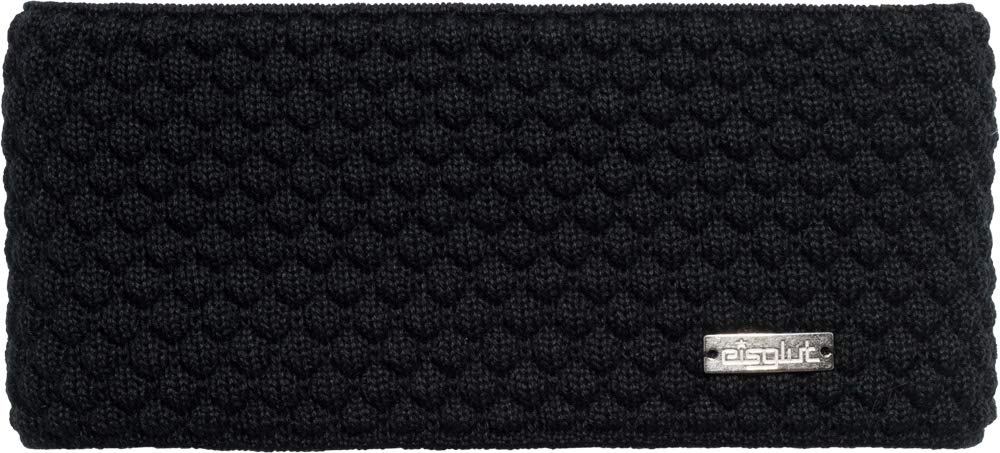 Eisglut Damenstirnband Minal Merino Made in Germany schwarz 1 stück (1er Pack) Angebot bei HelloDeals