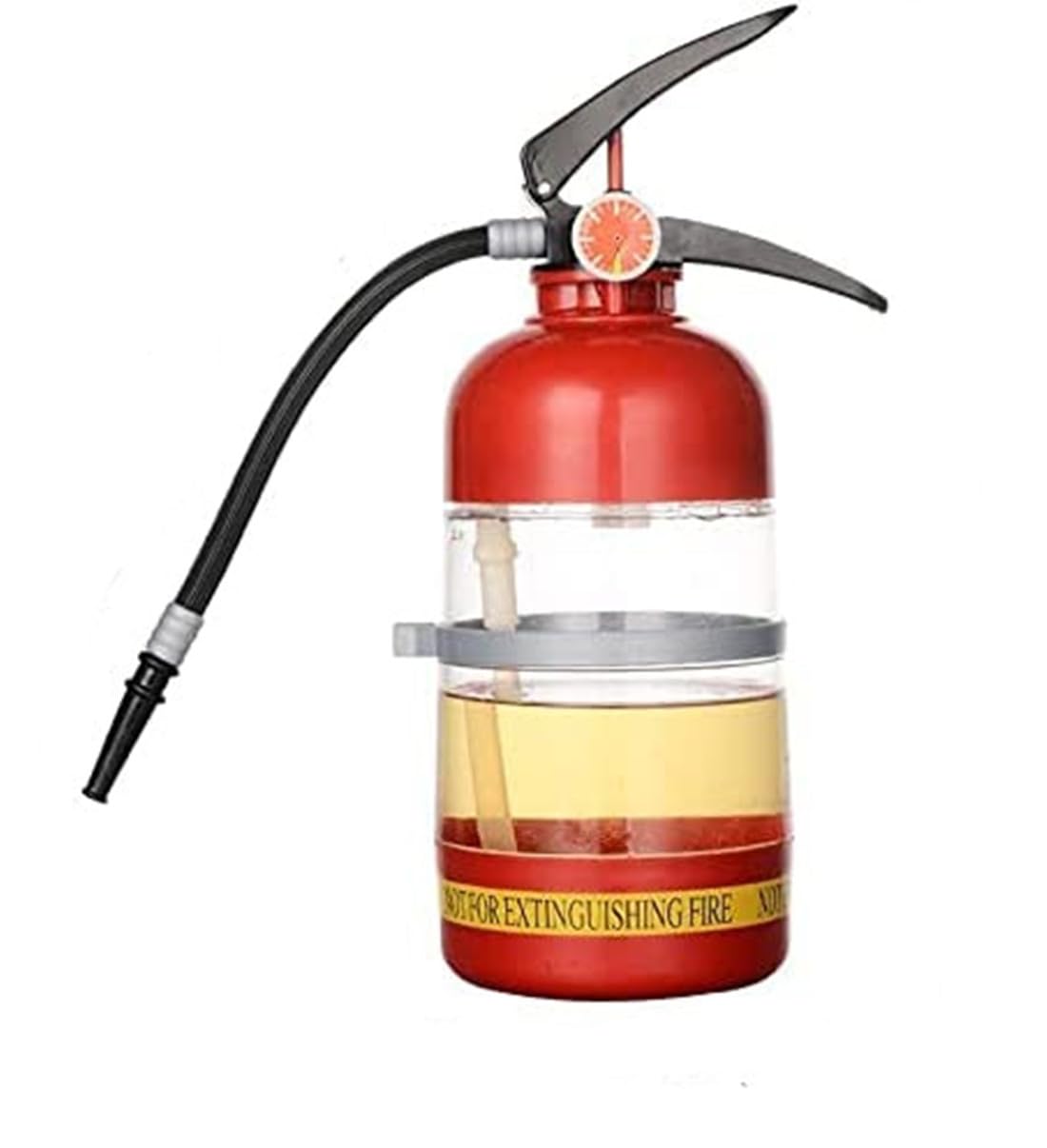 Bierspender, tragbarer Acryl-Feuerlöscher-Behälter, Originalität, Bierspender, Bier, Wasserfässer, Bar, Getränke, Likörregal, Maschine für Wein, Spirituosen, 2 l Angebot bei HelloDeals
