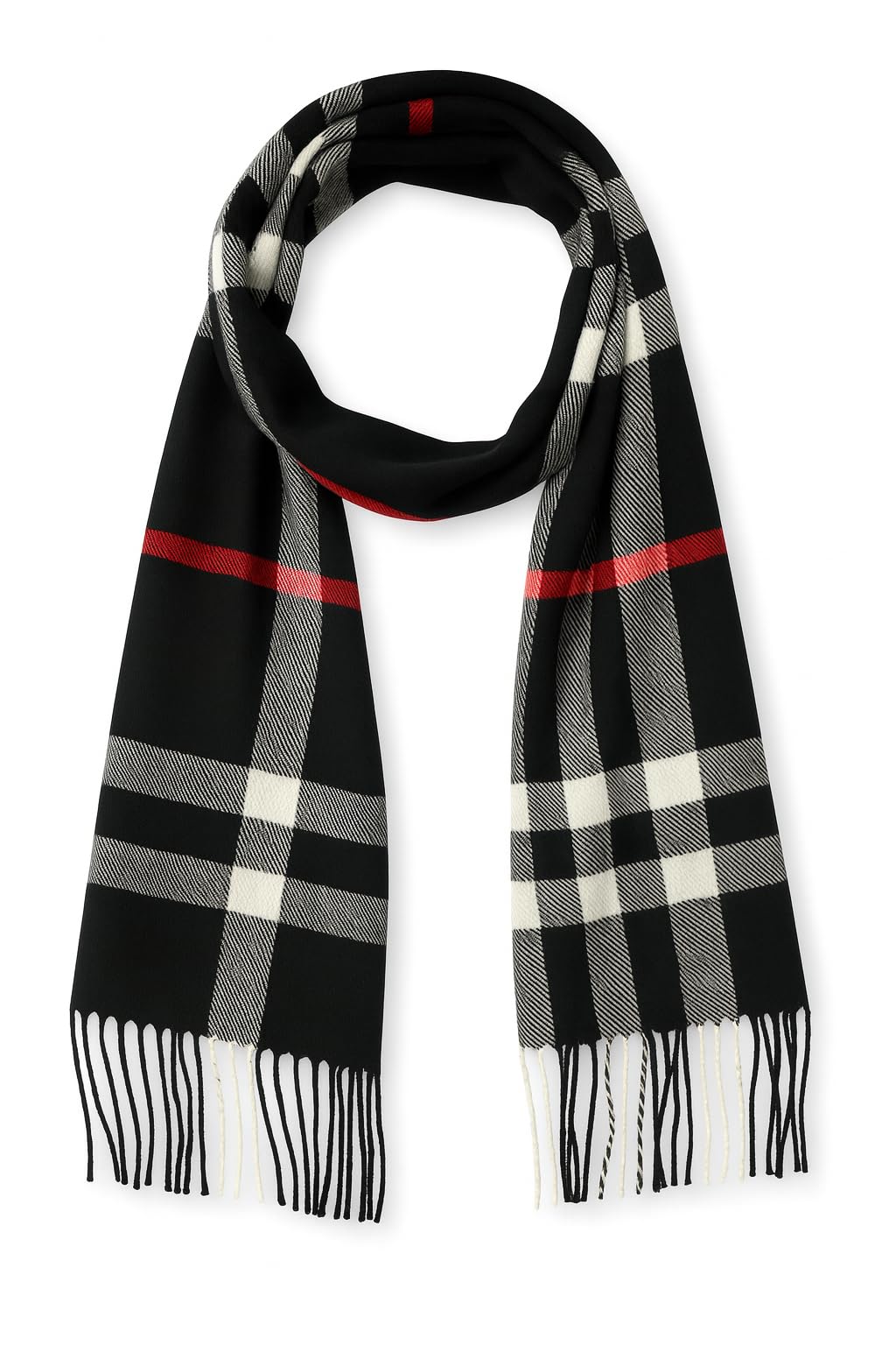 KARMA.DIEM Karierter Schal - Angenehm Weich - Schal kariert für Damen und Herren - London Style - Perfekt für Herbst und Winter 35x180cm Blau Angebot bei HelloDeals