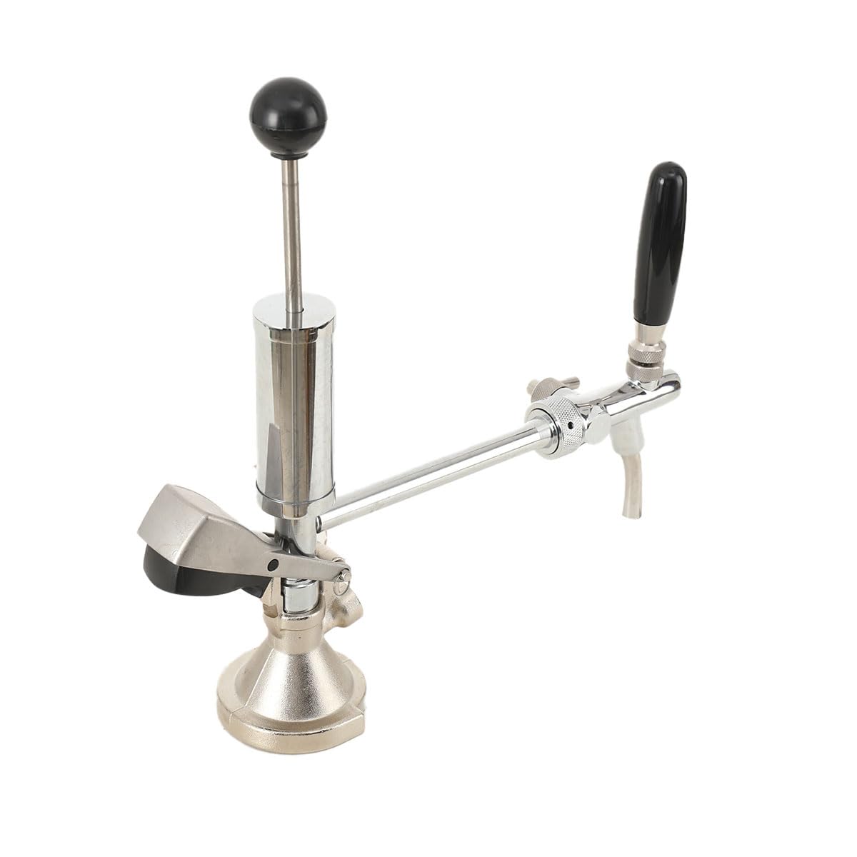 4-Zoll-Bierfass-Partypumpe Edelstahl, Picknick-Bierspenderpumpe Bierzapfhahn Partypumpe Fass-Handpumpe mit Bierhahn für Selbstgebraute Picknick-Partys, Hochzeitsveranstaltungen Angebot bei HelloDeals