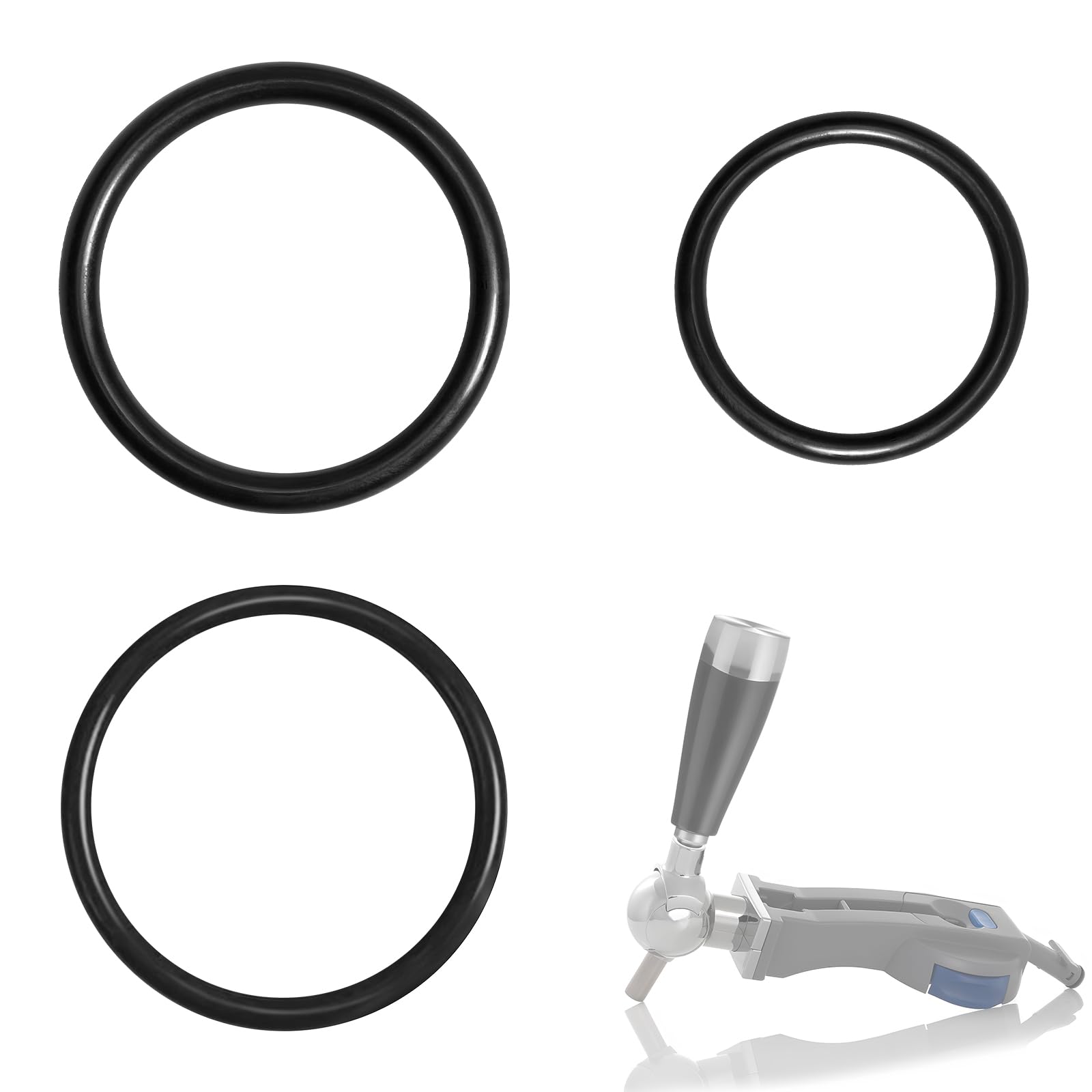 Dichtung O-Ringe für Philips Perfect Draft - Ersatz O-Dichtungsringe kompatibel mit Philips Perfect Draft Bier-Zapfanlage HD3600, 3610, 3620, 3720 | Gummiringe Set für Perfect Draft Fässer (3 PCS) Angebot bei HelloDeals