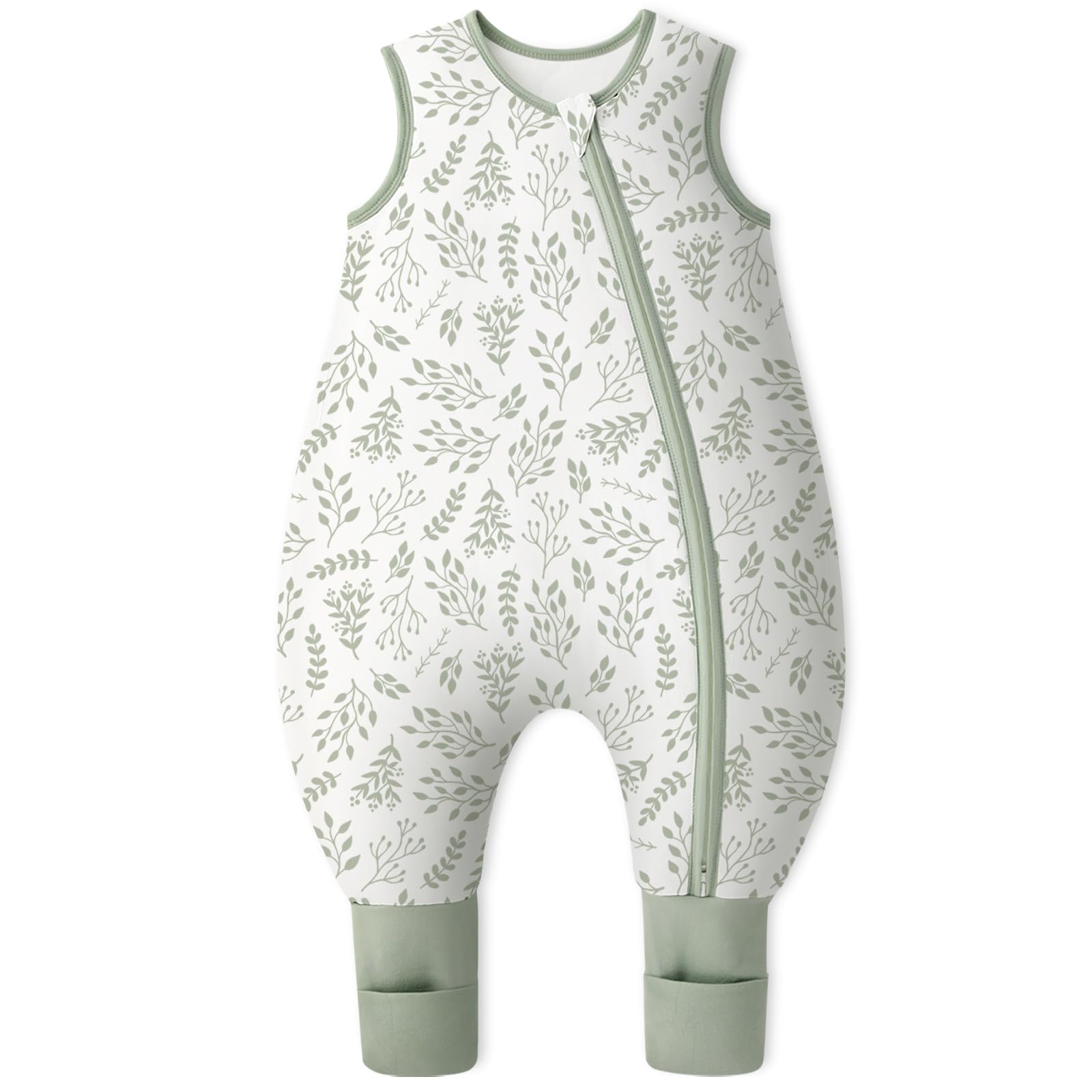 Yoofoss Schlafsack Baby mit Füßen Socken 2.5 Tog Winter Baby Schlafsack mit Beinen Baumwolle Warm Babyschlafsack für 18-36 Monate Kinder Jungen Mädchen 80 cm- Kleines Blatt 80cm/18-36 Monate 2.5 Tog 2.5 Tog Kleines Blatt Angebot bei HelloDeals