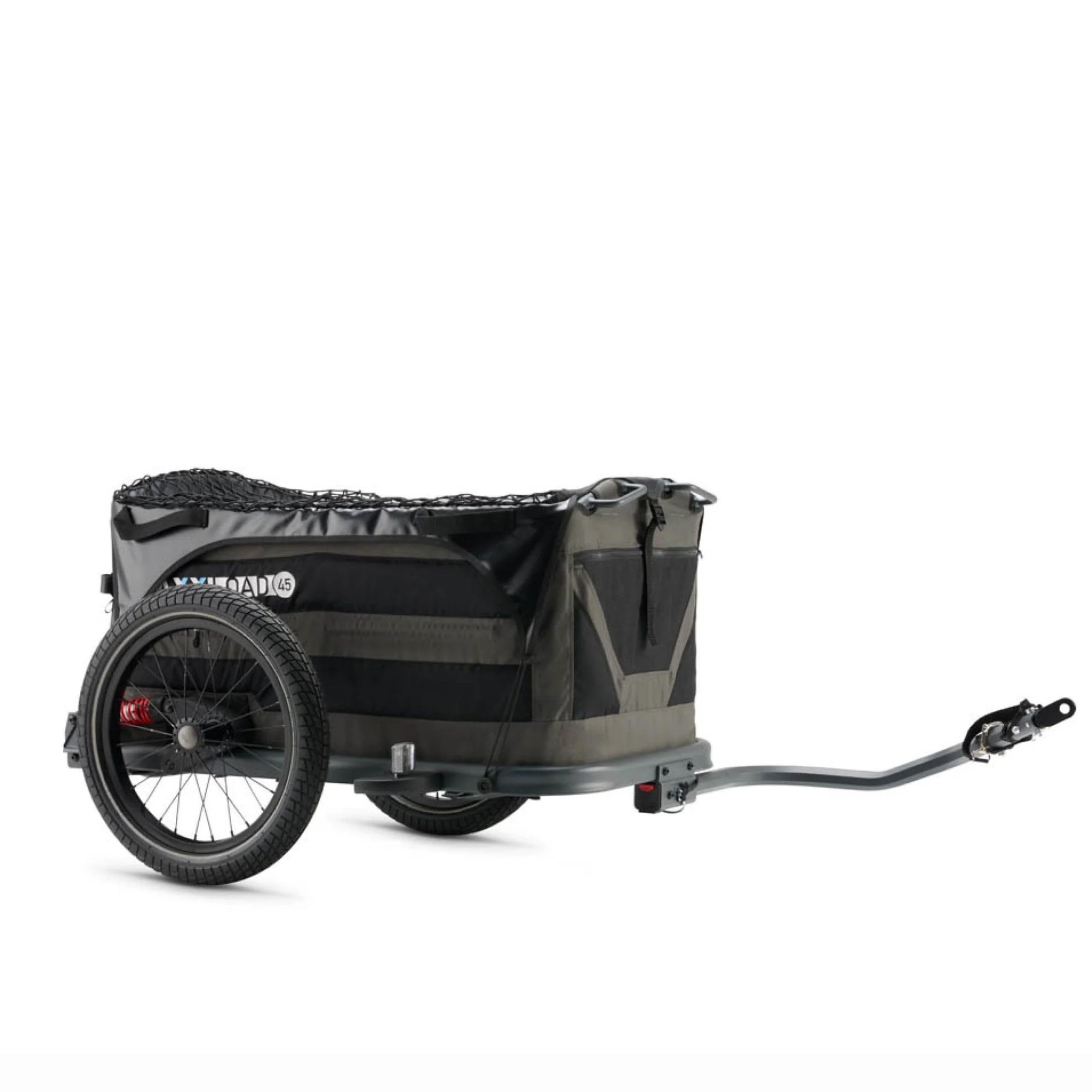 TAXXI Load 45 Lastenanhänger mit Federung für Fahrrad – Stabiler Fahrradanhänger bis 45kg – gefedert, klappbar, wetterfest, Reflektoren, Kupplung, für Alltag & Freizeit Angebot bei HelloDeals